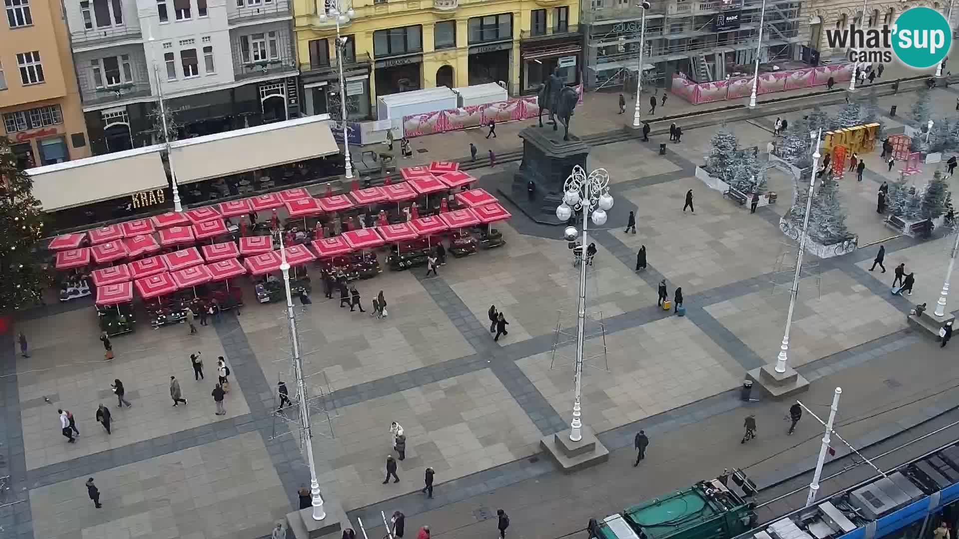 LIVE Webcam Zagreb Hotel Dubrovnik | Ban Jelačić square