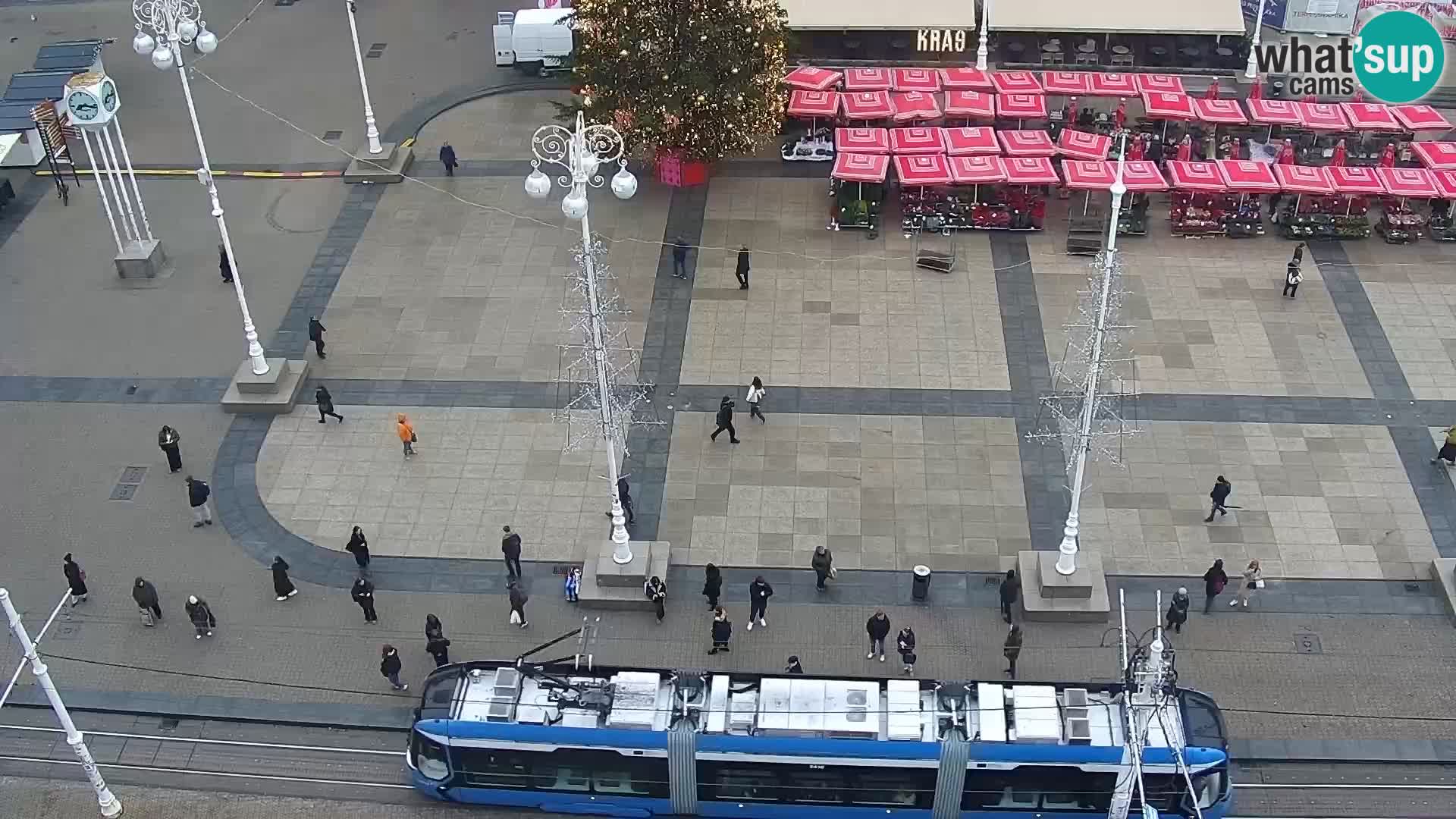 Trg Bana Jelačića web kamera Zagreb – Hotel Dubrovnik
