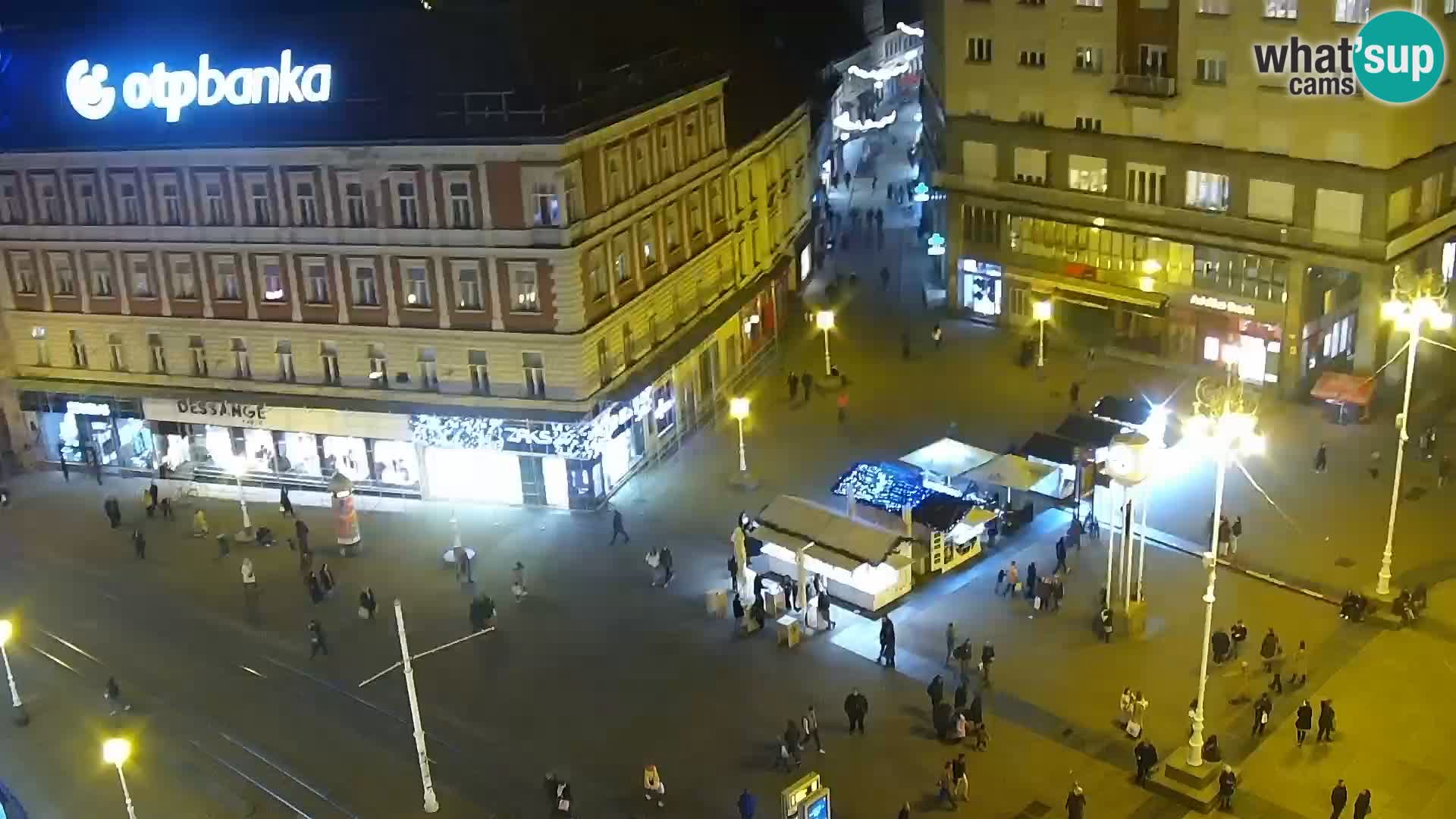 Ban Jelačić Platz  Live webcam Zagreb – Hotel Dubrovnik