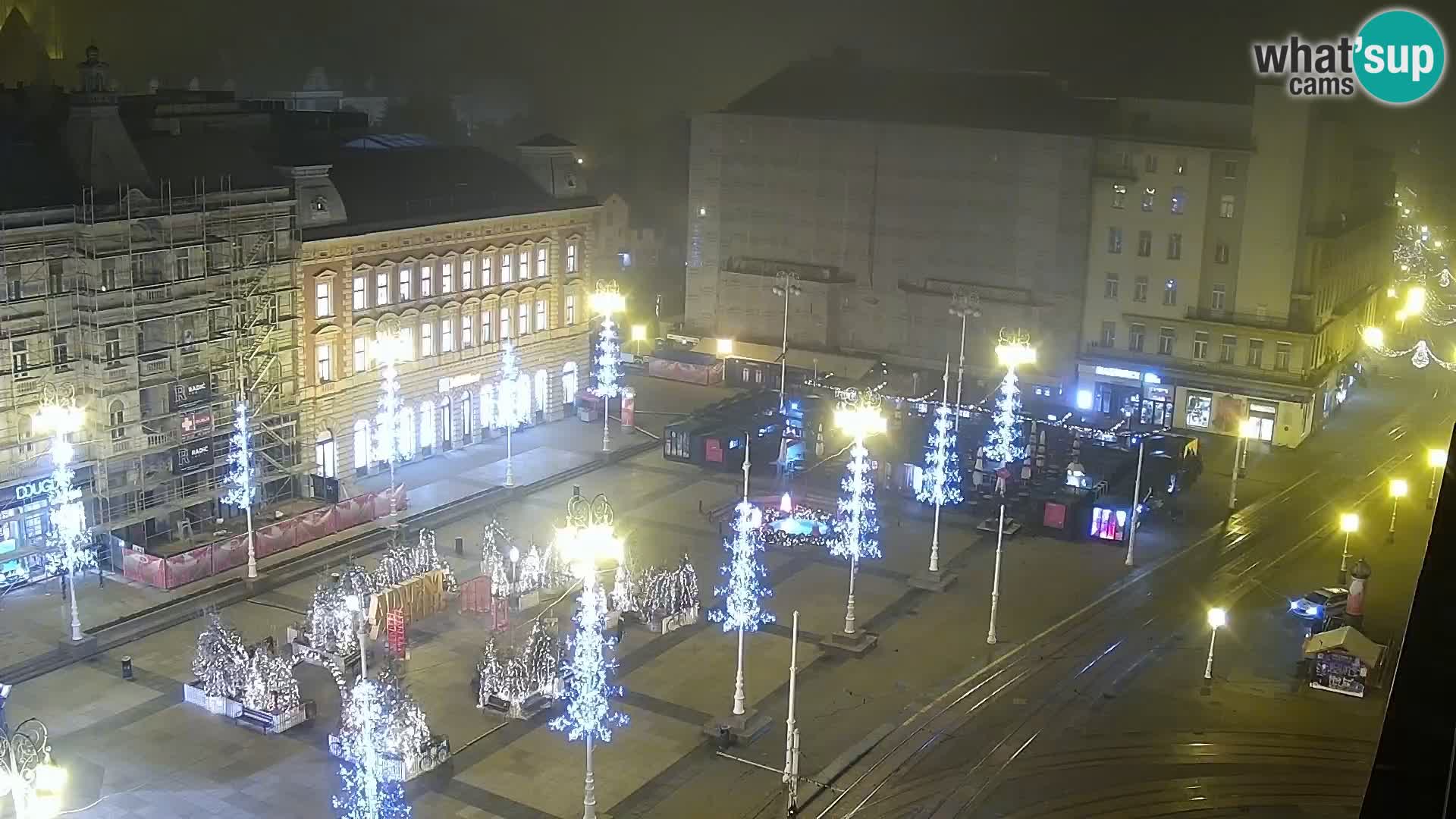 LIVE Webcam Zagreb Hotel Dubrovnik | Ban Jelačić square