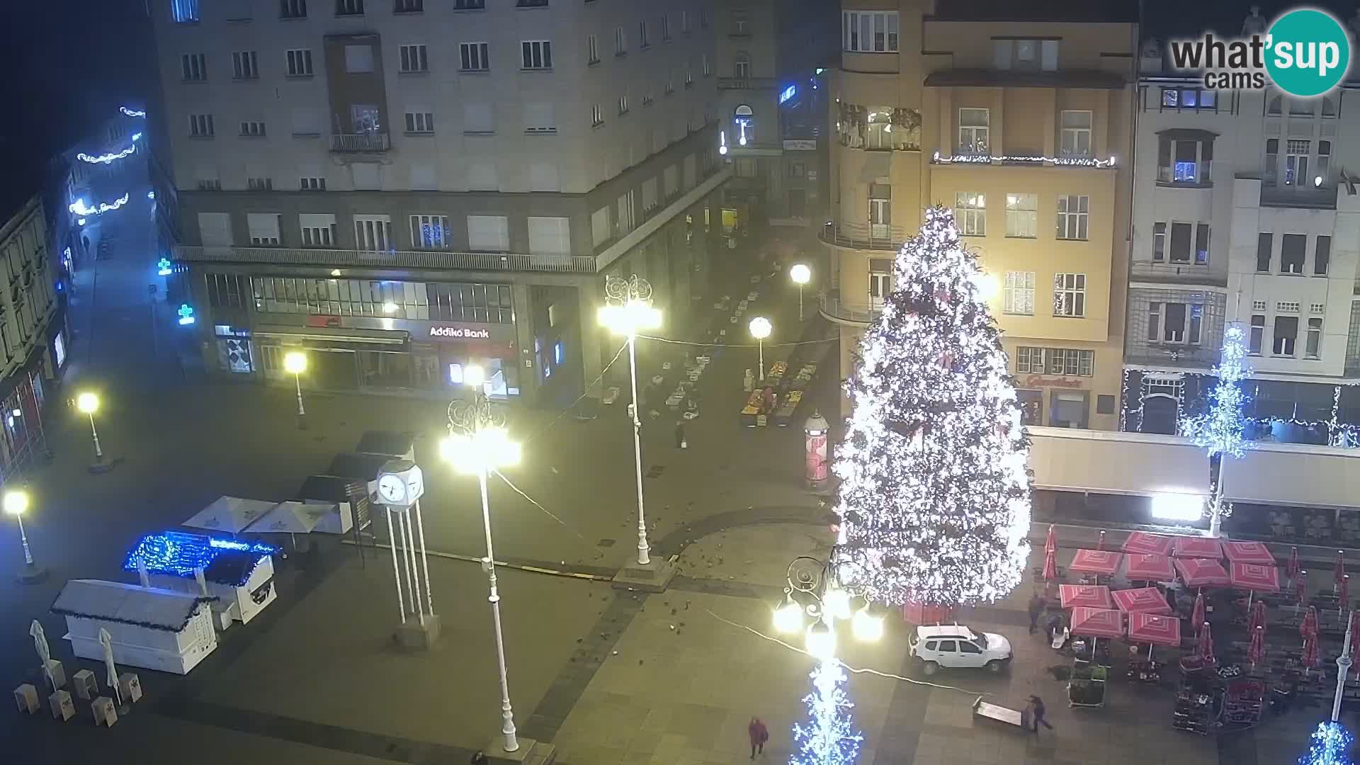 LIVE Webcam Zagreb Hotel Dubrovnik | Ban Jelačić square