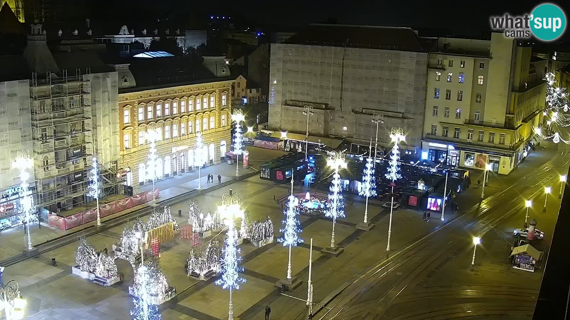 Plaza Ban Jelačić camera en vivo Zagreb – Hotel Dubrovnik