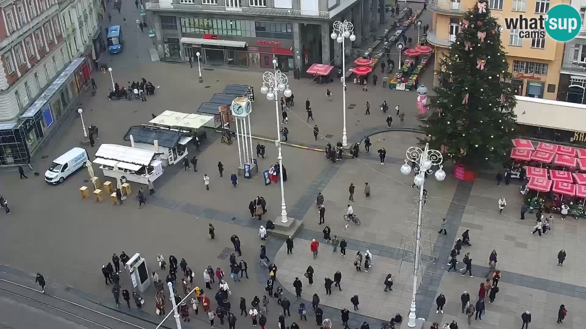 Piazza Ban Jelačić livecam Zagreb – Hotel Dubrovnik