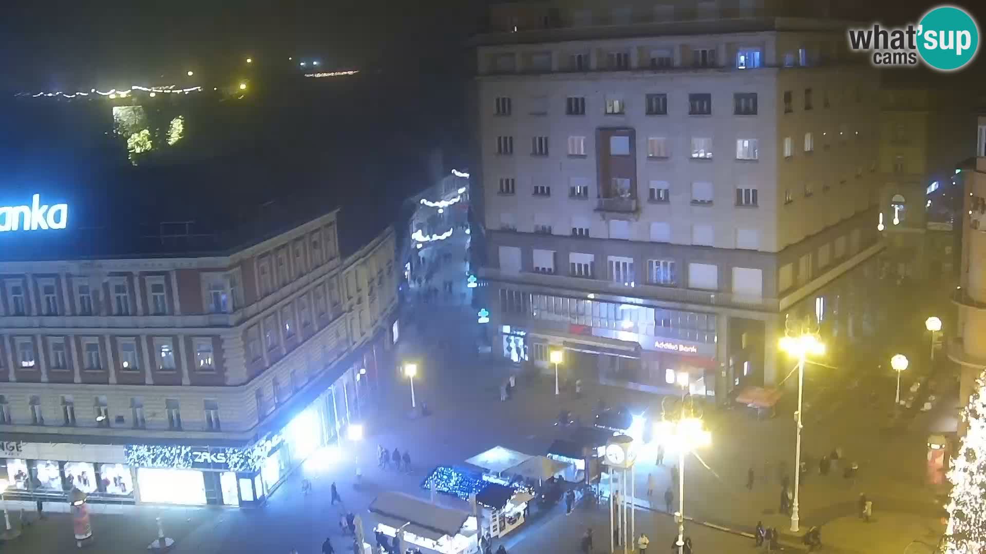 Piazza Ban Jelačić livecam Zagreb – Hotel Dubrovnik