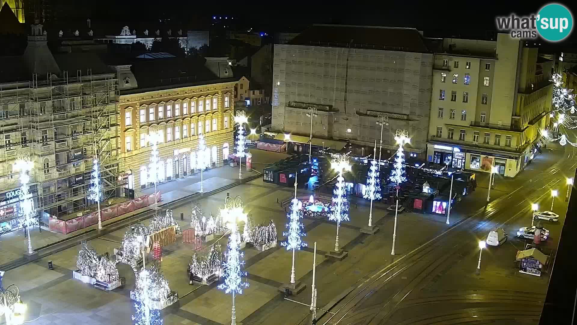 Plaza Ban Jelačić camera en vivo Zagreb – Hotel Dubrovnik