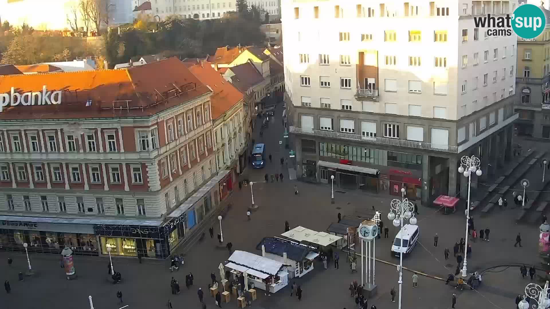 LIVE Webcam Zagreb Hotel Dubrovnik | Ban Jelačić square