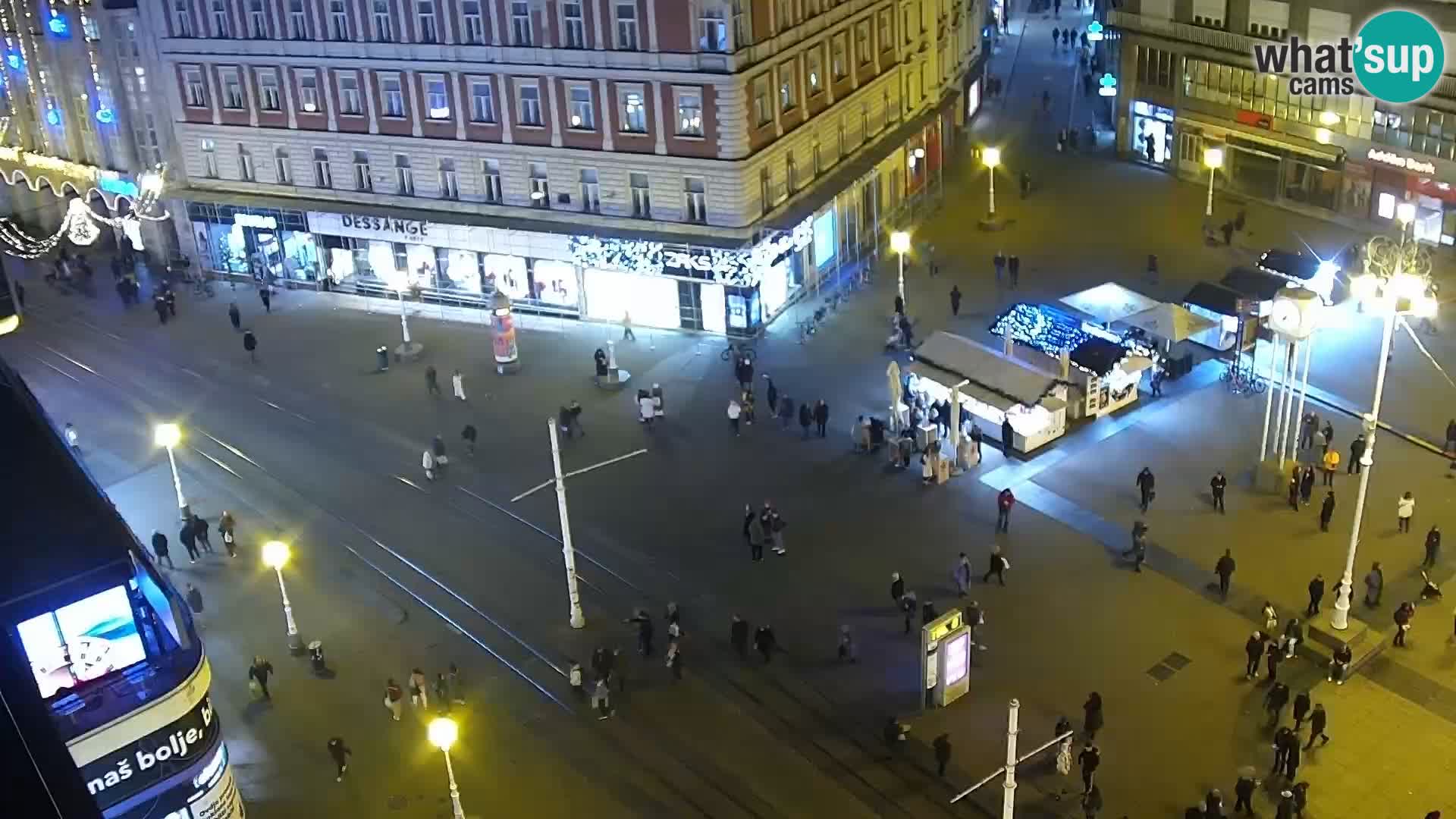 Piazza Ban Jelačić livecam Zagreb – Hotel Dubrovnik