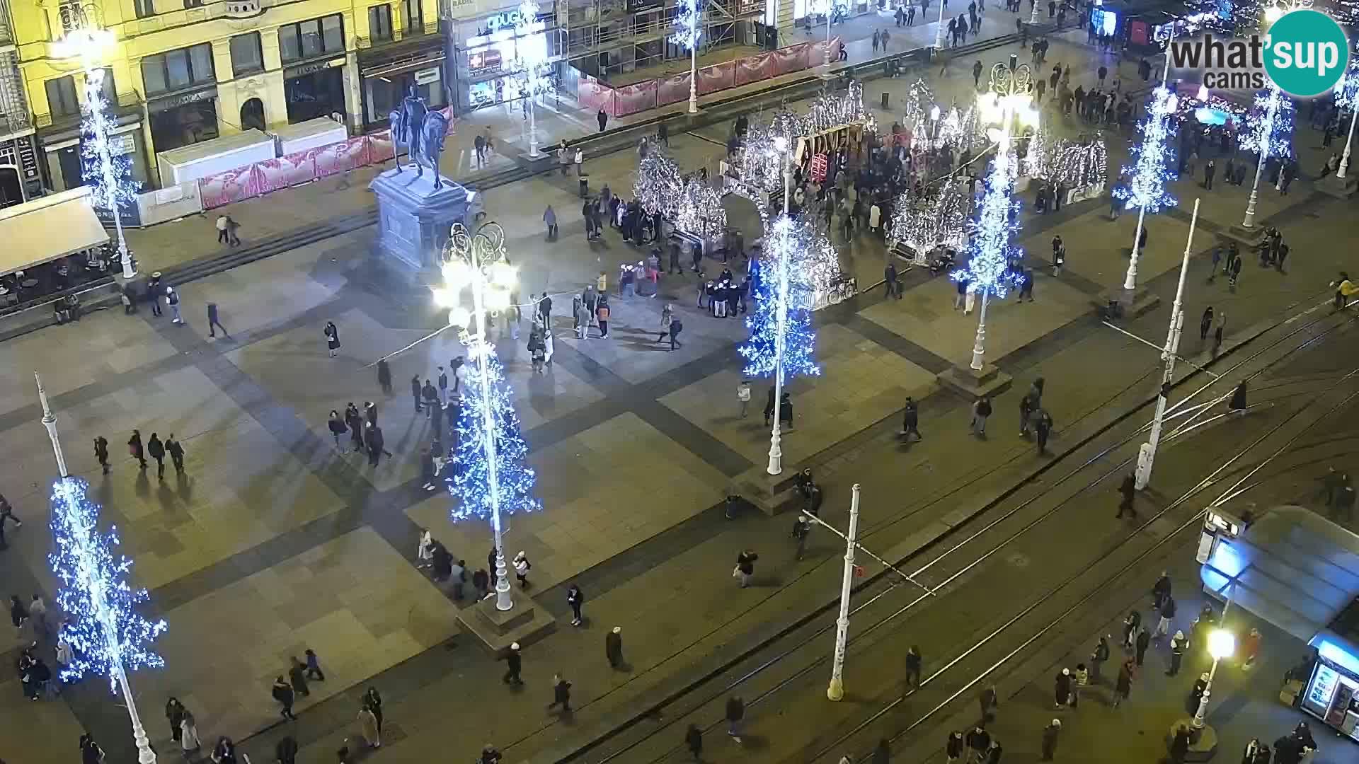 LIVE Webcam Zagreb Hotel Dubrovnik | Ban Jelačić square