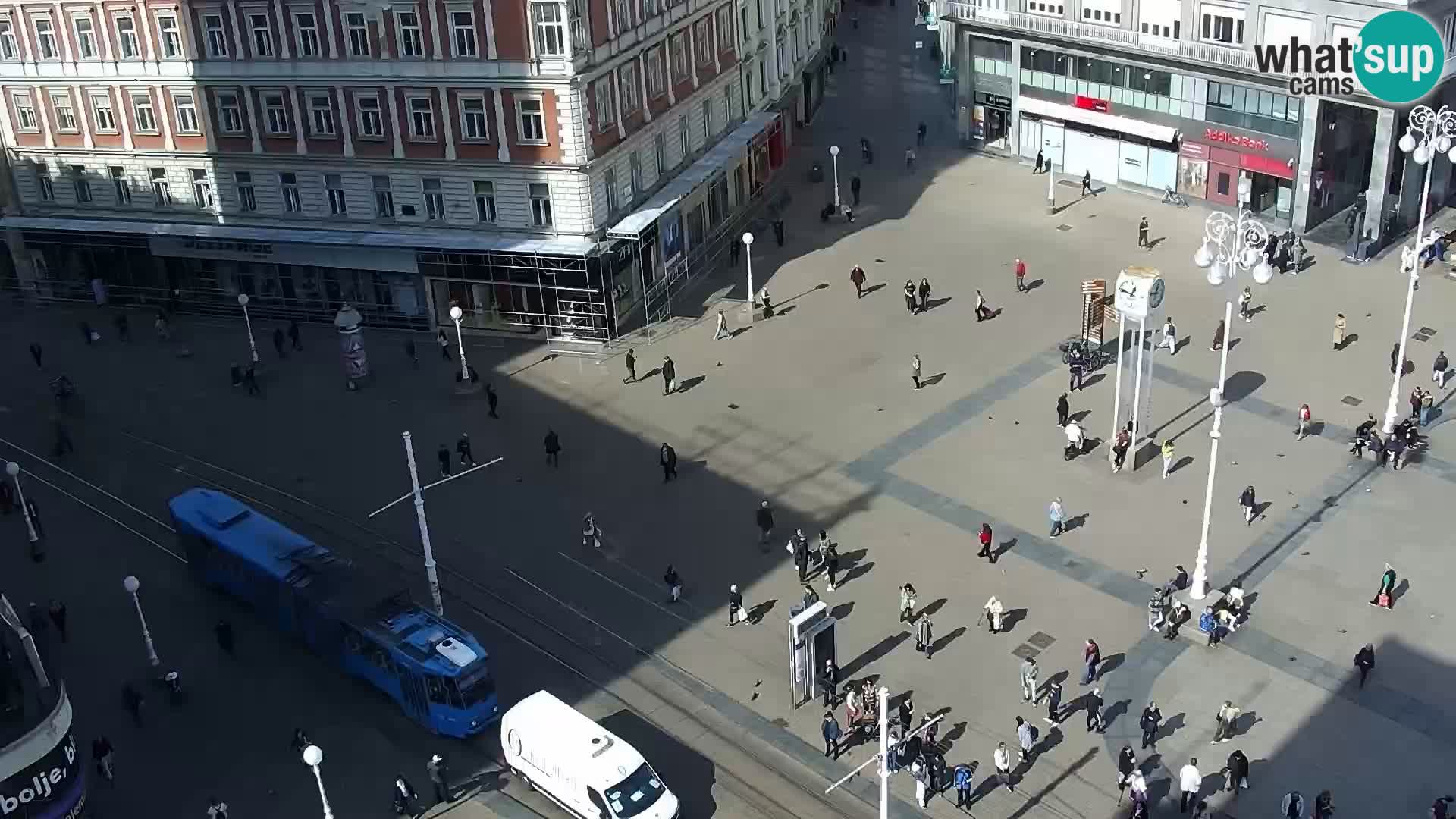 Plaza Ban Jelačić camera en vivo Zagreb – Hotel Dubrovnik