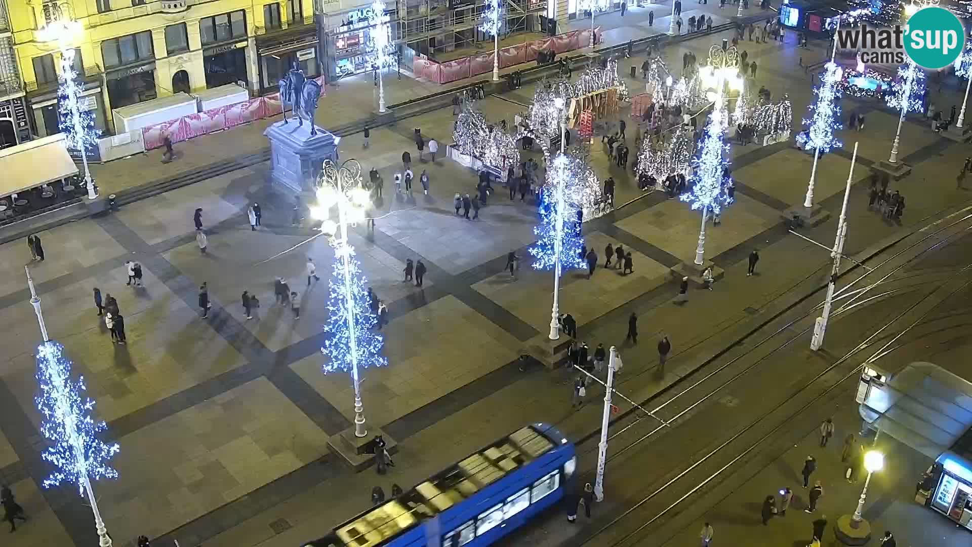 Plaza Ban Jelačić camera en vivo Zagreb – Hotel Dubrovnik