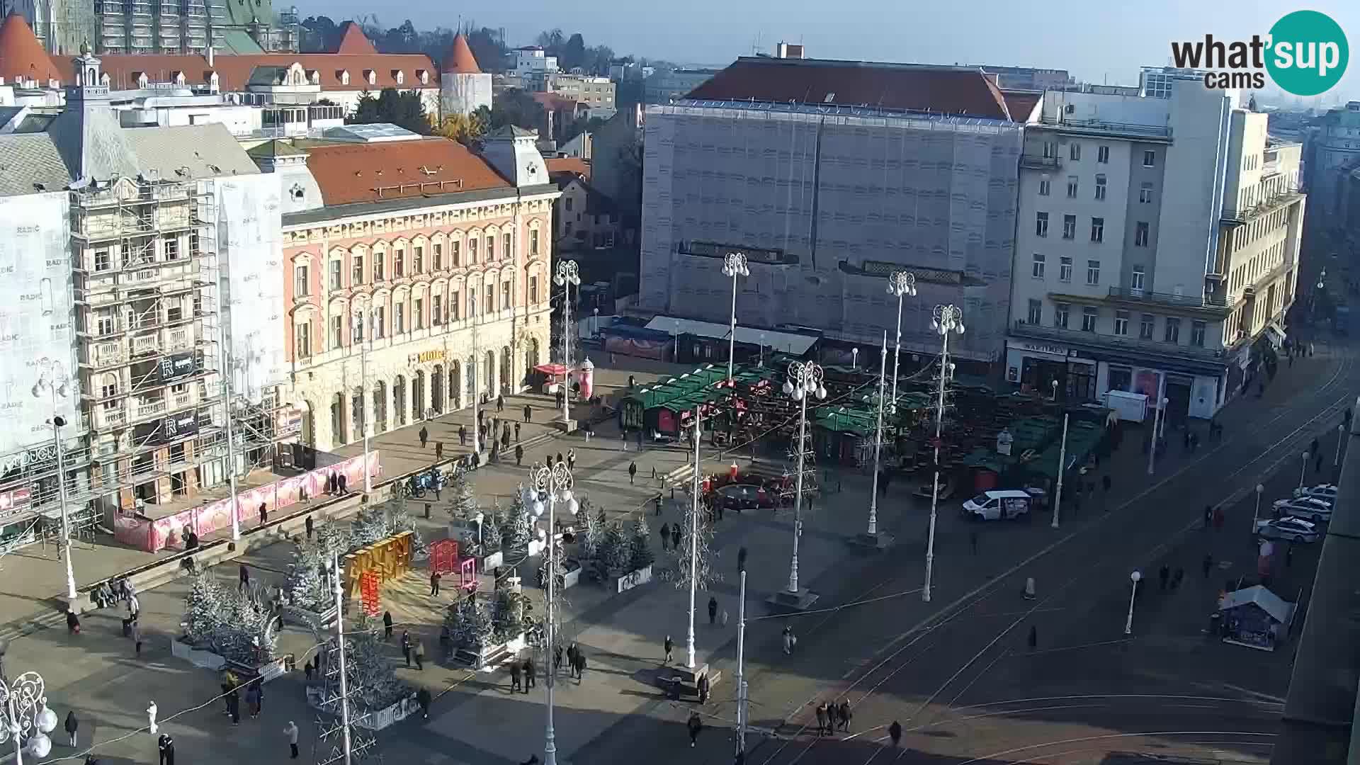 LIVE Webcam Zagreb Hotel Dubrovnik | Ban Jelačić square