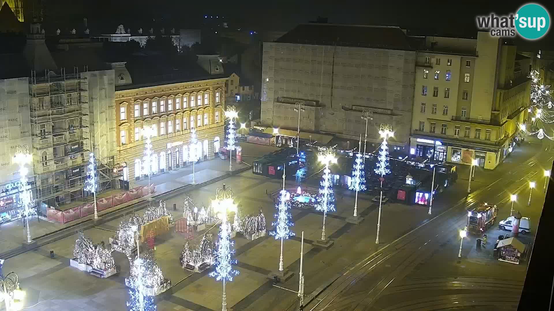 Plaza Ban Jelačić camera en vivo Zagreb – Hotel Dubrovnik