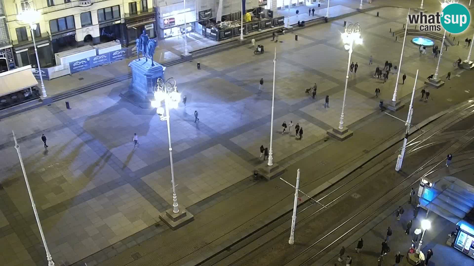 Ban Jelačić Platz  Live webcam Zagreb – Hotel Dubrovnik