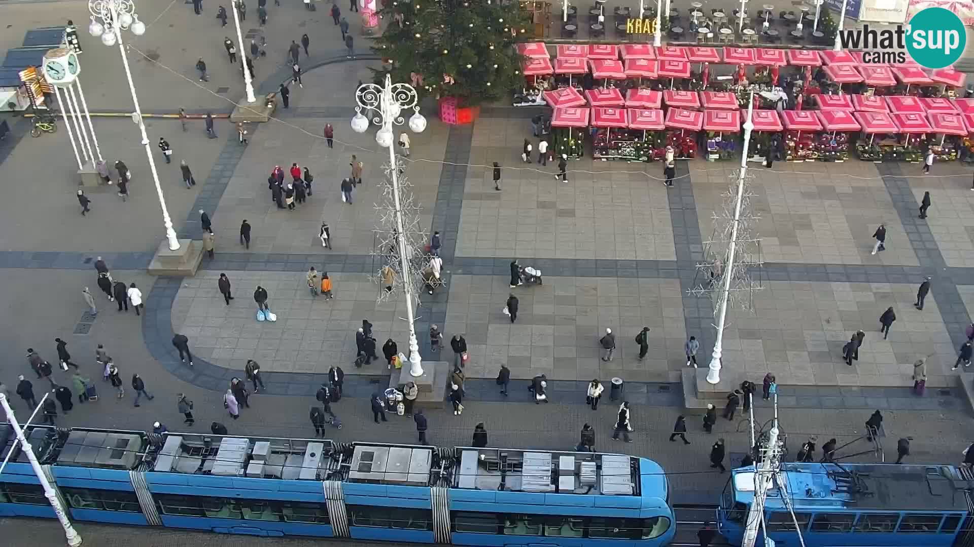 LIVE Webcam Zagreb Hotel Dubrovnik | Ban Jelačić square