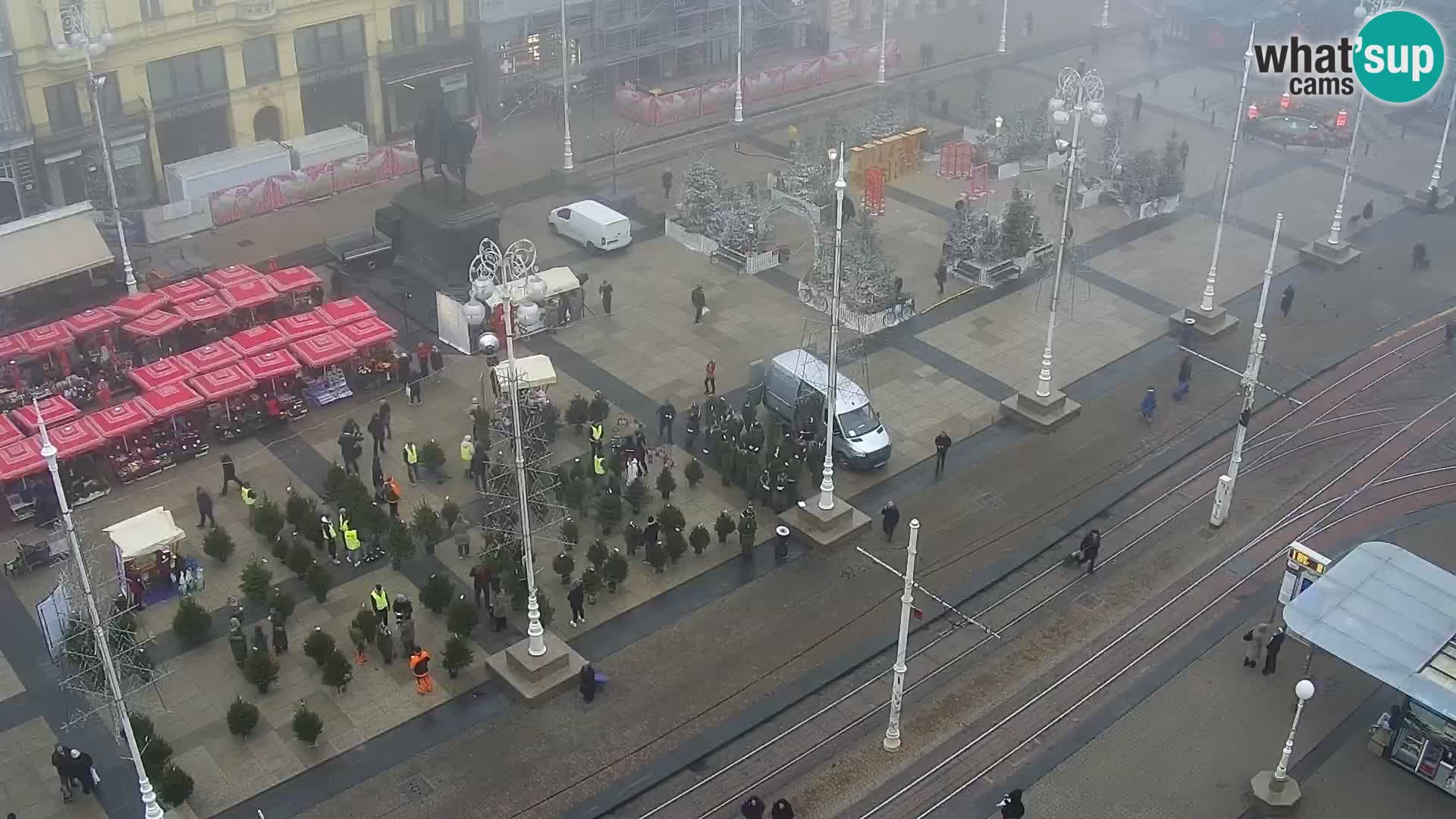 LIVE Webcam Zagreb Hotel Dubrovnik | Ban Jelačić square