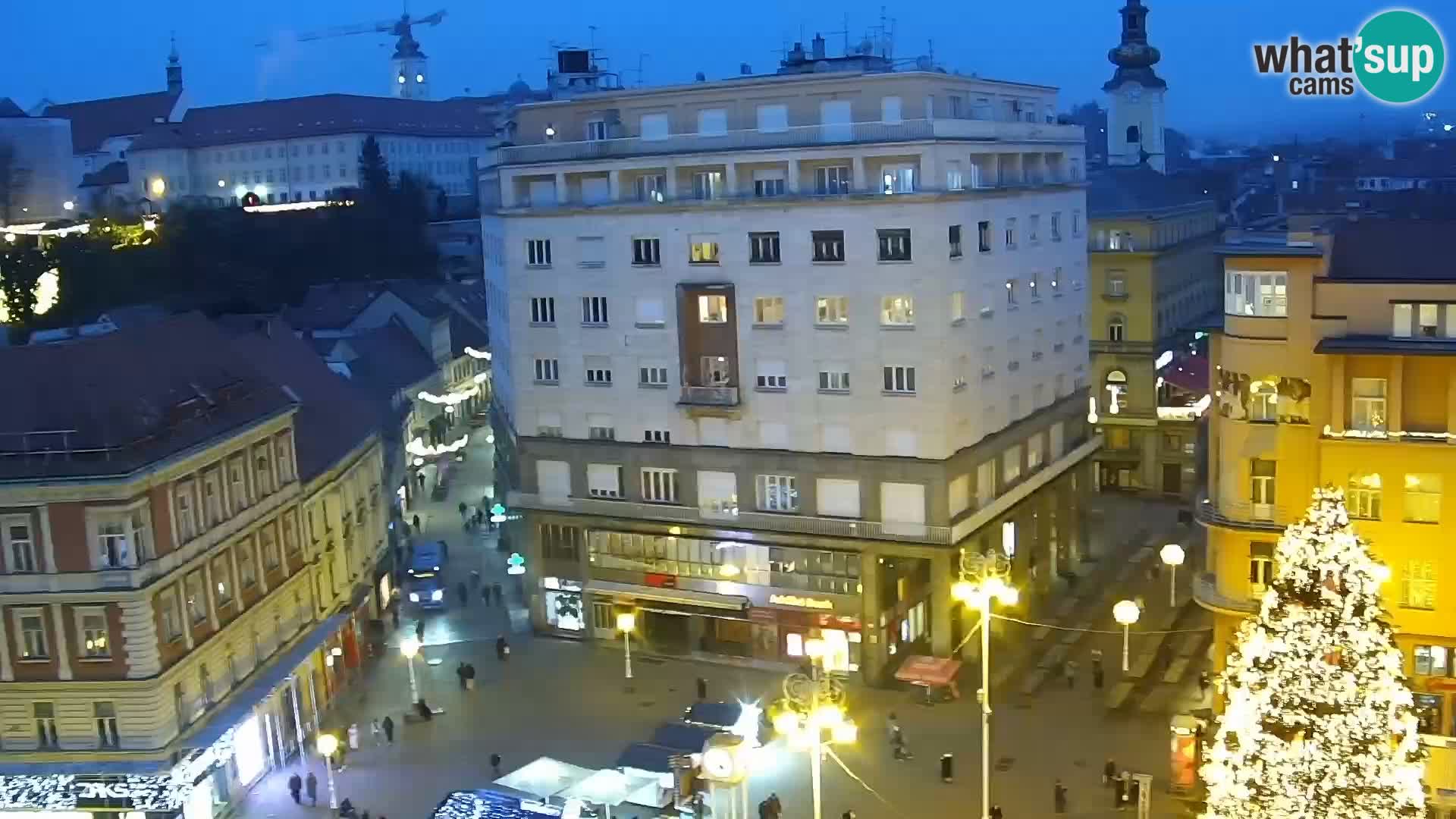 LIVE Webcam Zagreb Hotel Dubrovnik | Ban Jelačić square