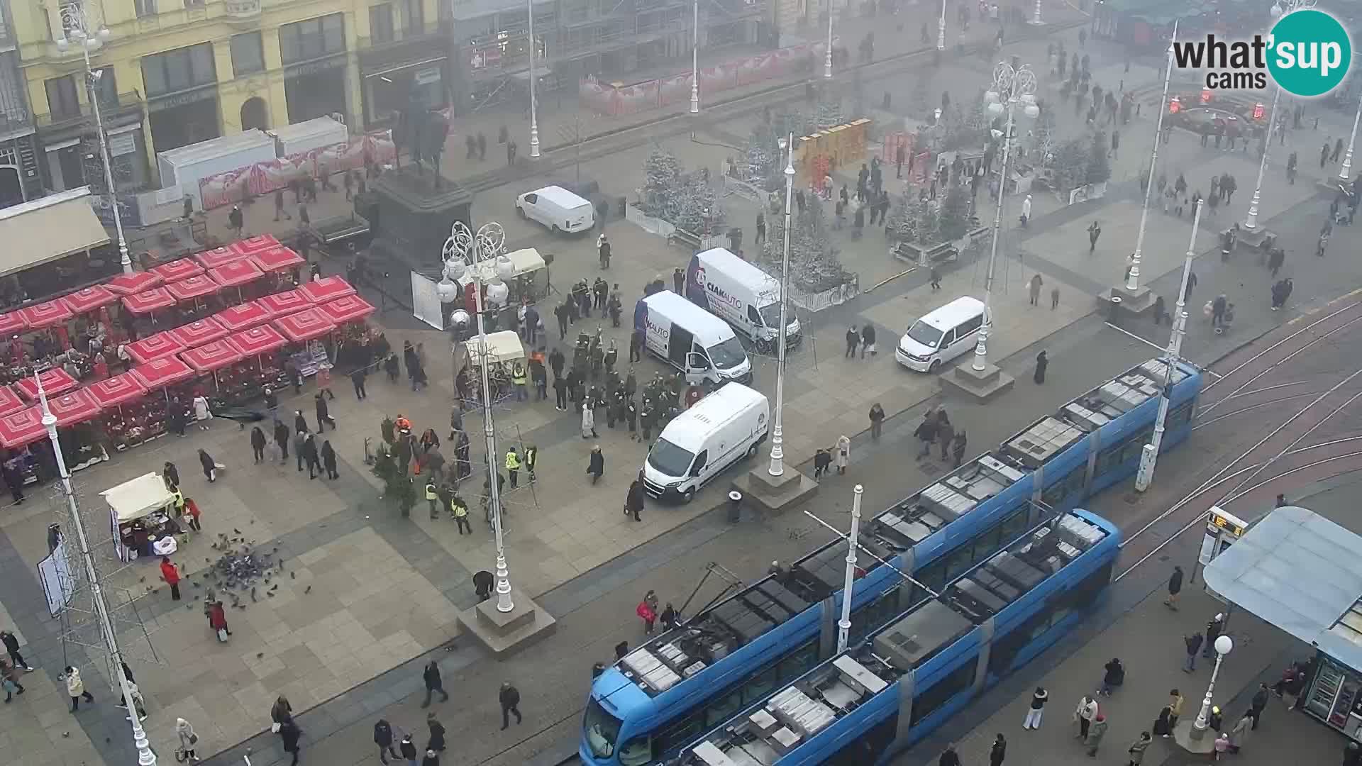 Plaza Ban Jelačić camera en vivo Zagreb – Hotel Dubrovnik