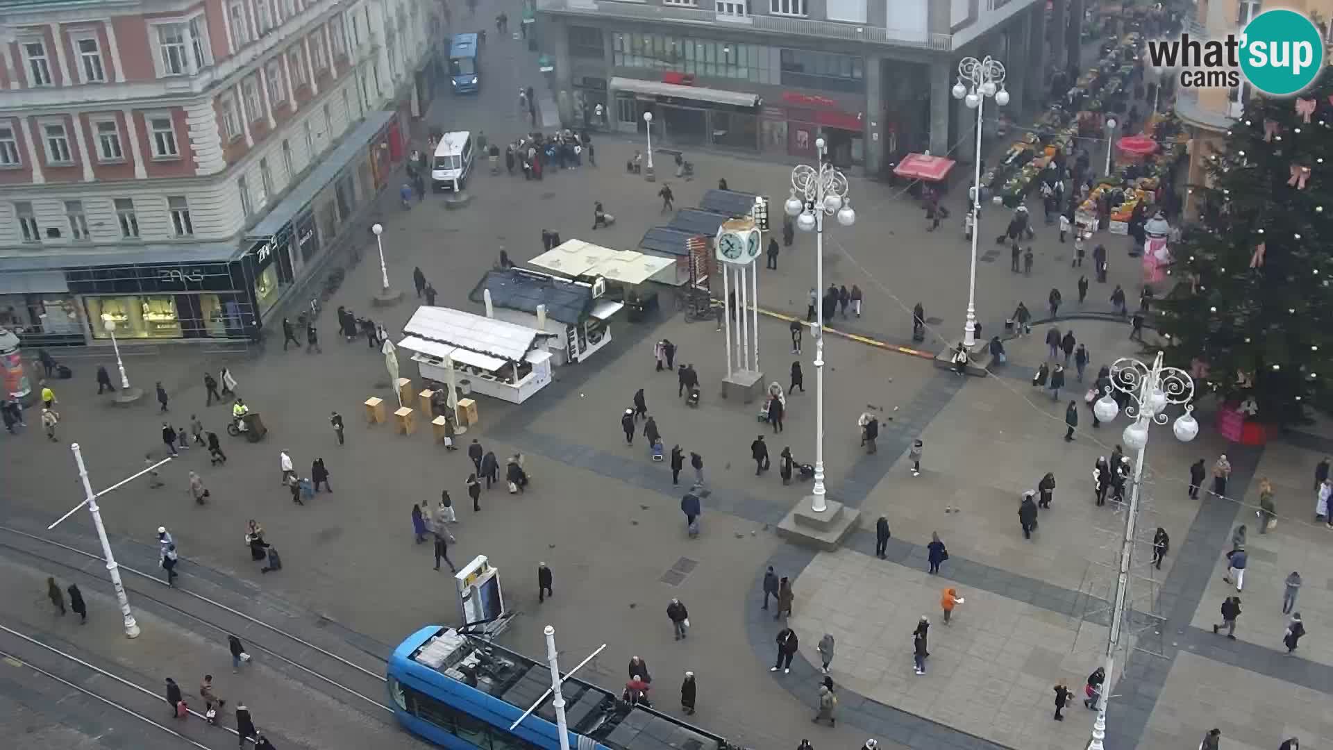 Ban Jelačić live cam Zagreb – Hotel Dubrovnik