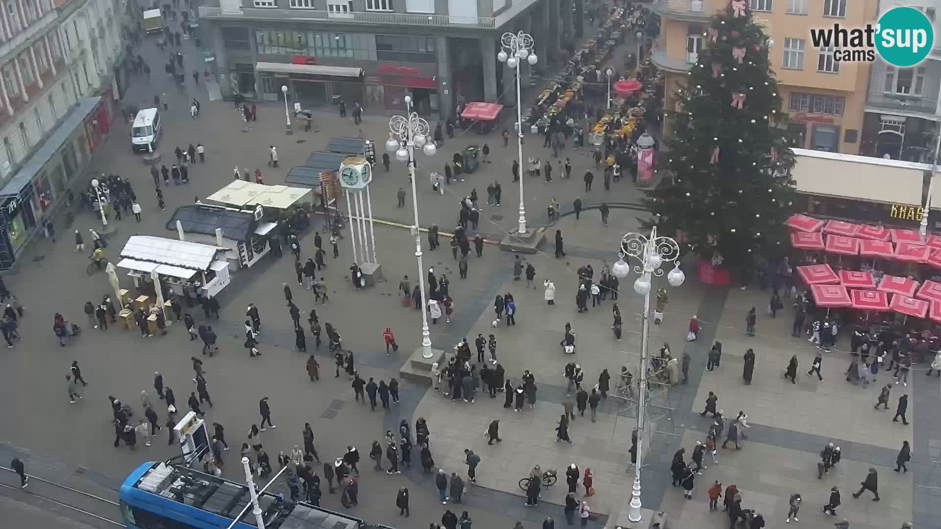 LIVE Webcam Zagreb Hotel Dubrovnik | Ban Jelačić square