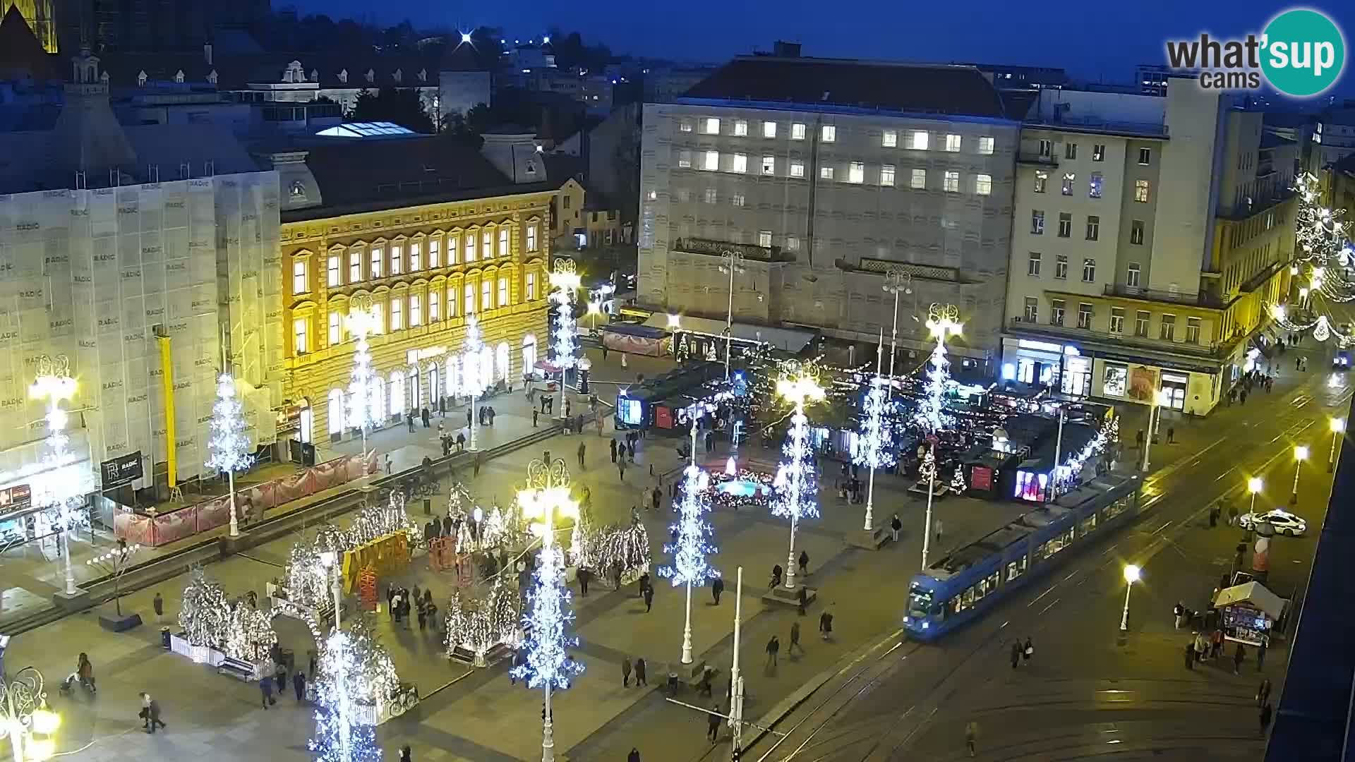LIVE Webcam Zagreb Hotel Dubrovnik | Ban Jelačić square