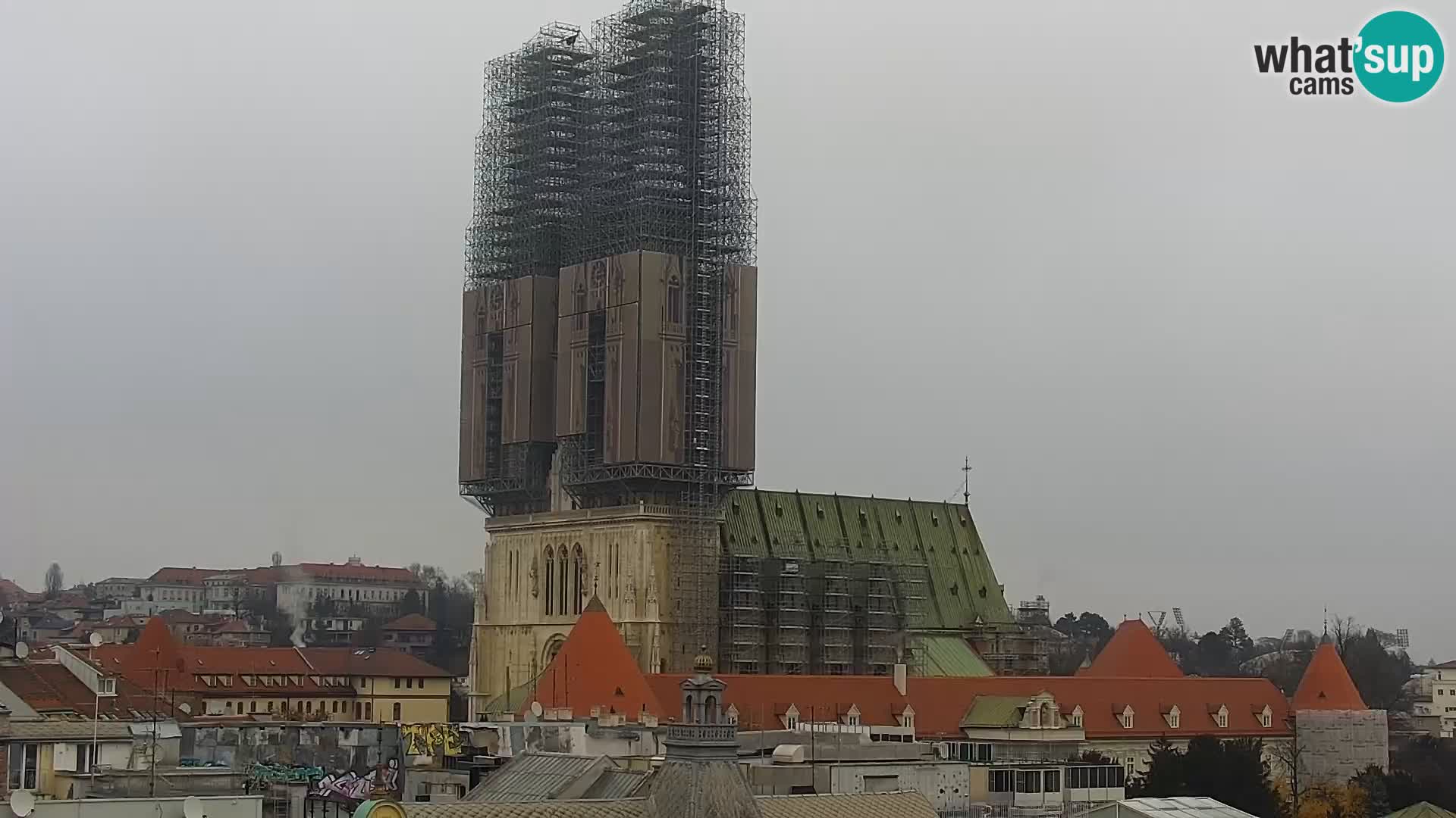 Trg Bana Jelačića v živo Zagreb – Hotel Dubrovnik