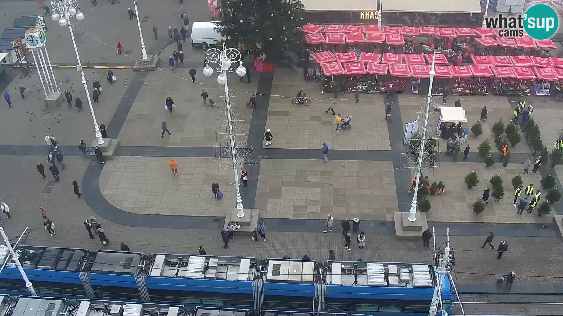 LIVE Webcam Zagreb Hotel Dubrovnik | Ban Jelačić square