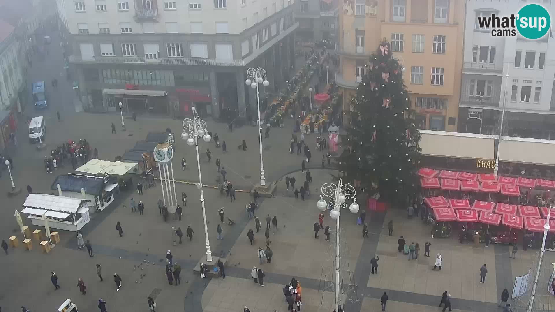 Ban Jelačić Platz Live webcam Zagreb – Hotel Dubrovnik