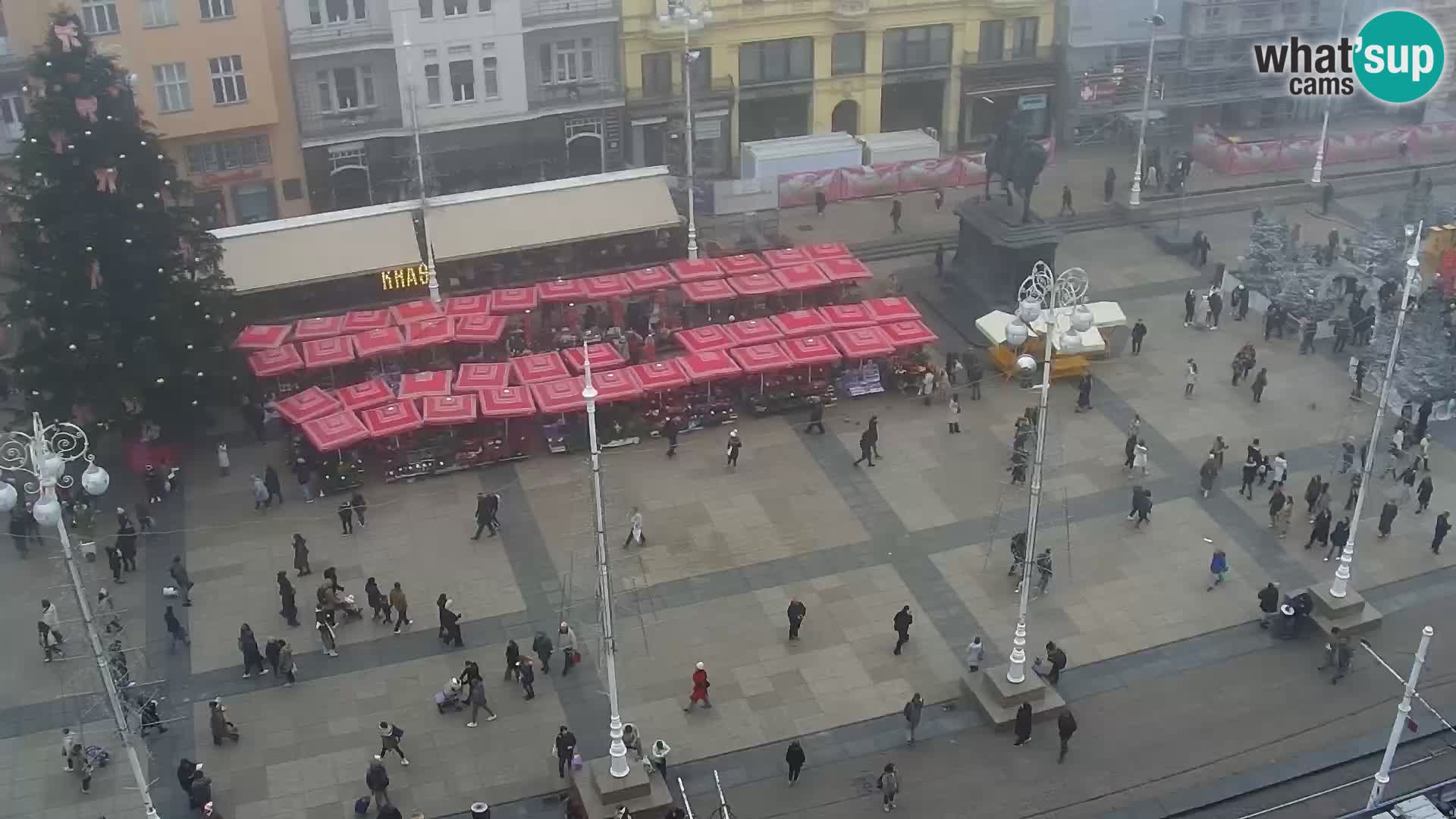 LIVE Webcam Zagreb Hotel Dubrovnik | Ban Jelačić square