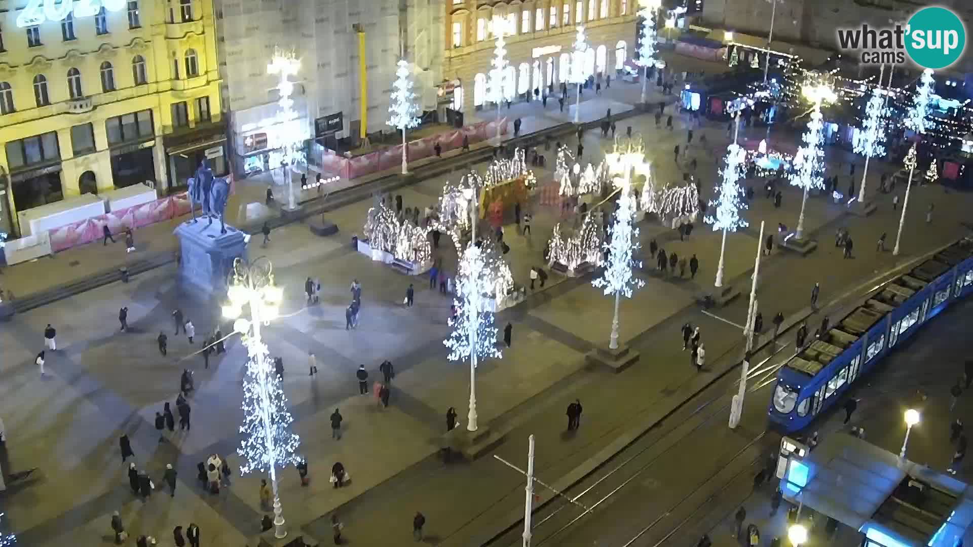 Plaza Ban Jelačić camera en vivo Zagreb – Hotel Dubrovnik