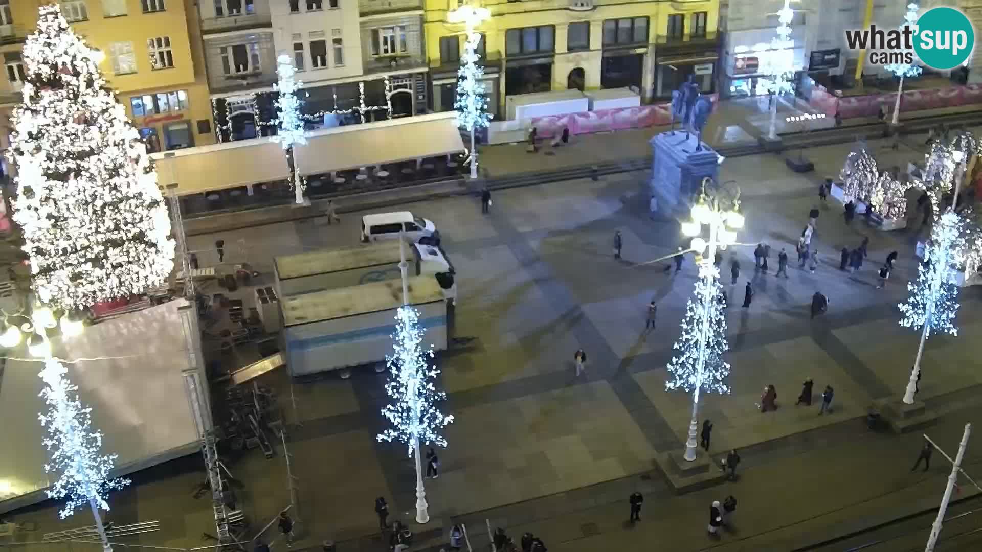LIVE Webcam Zagreb Hotel Dubrovnik | Ban Jelačić square