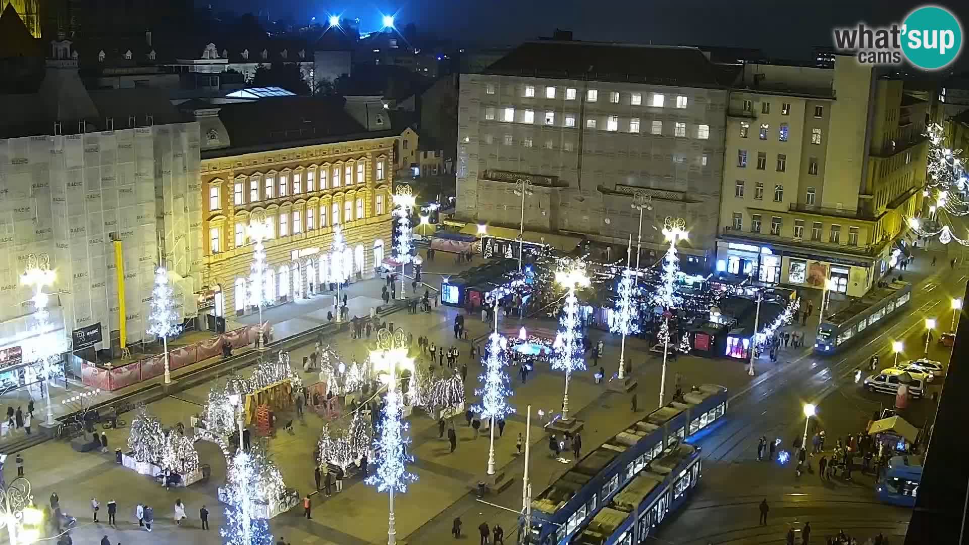 Plaza Ban Jelačić camera en vivo Zagreb – Hotel Dubrovnik