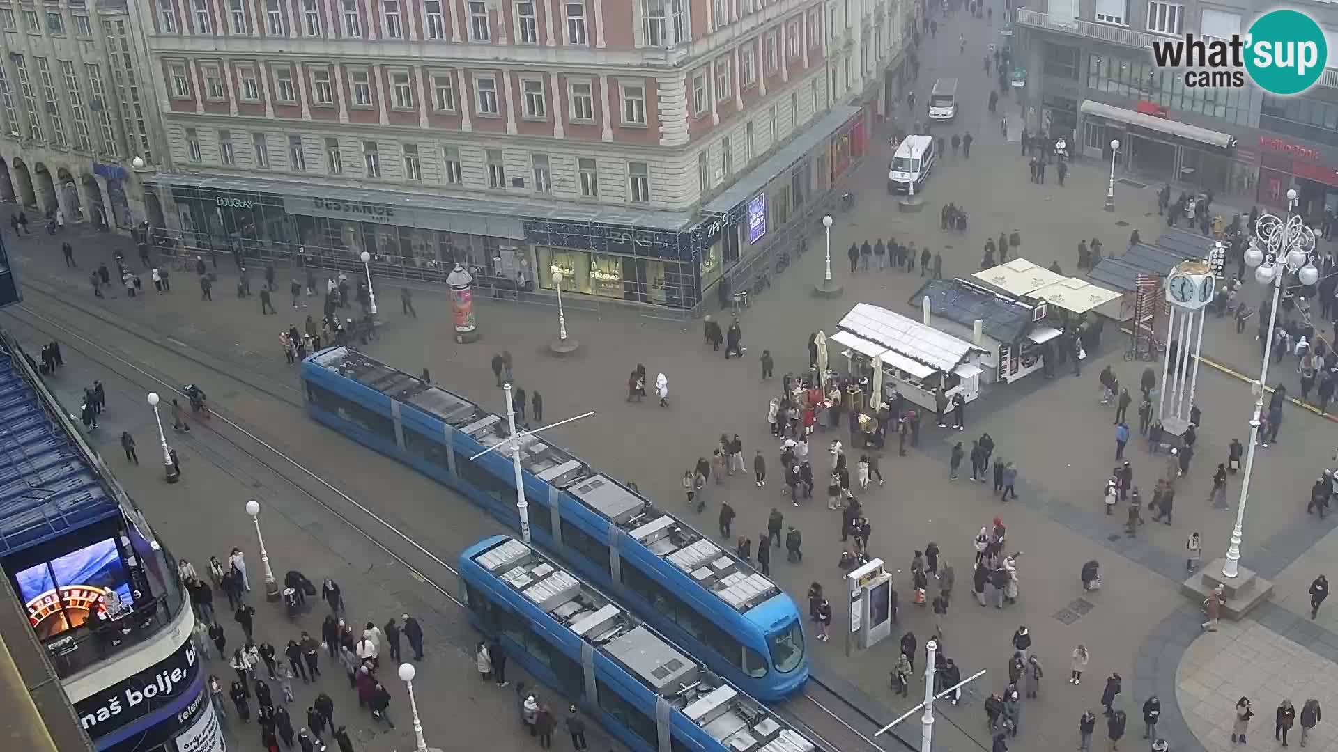 Plaza Ban Jelačić camera en vivo Zagreb – Hotel Dubrovnik
