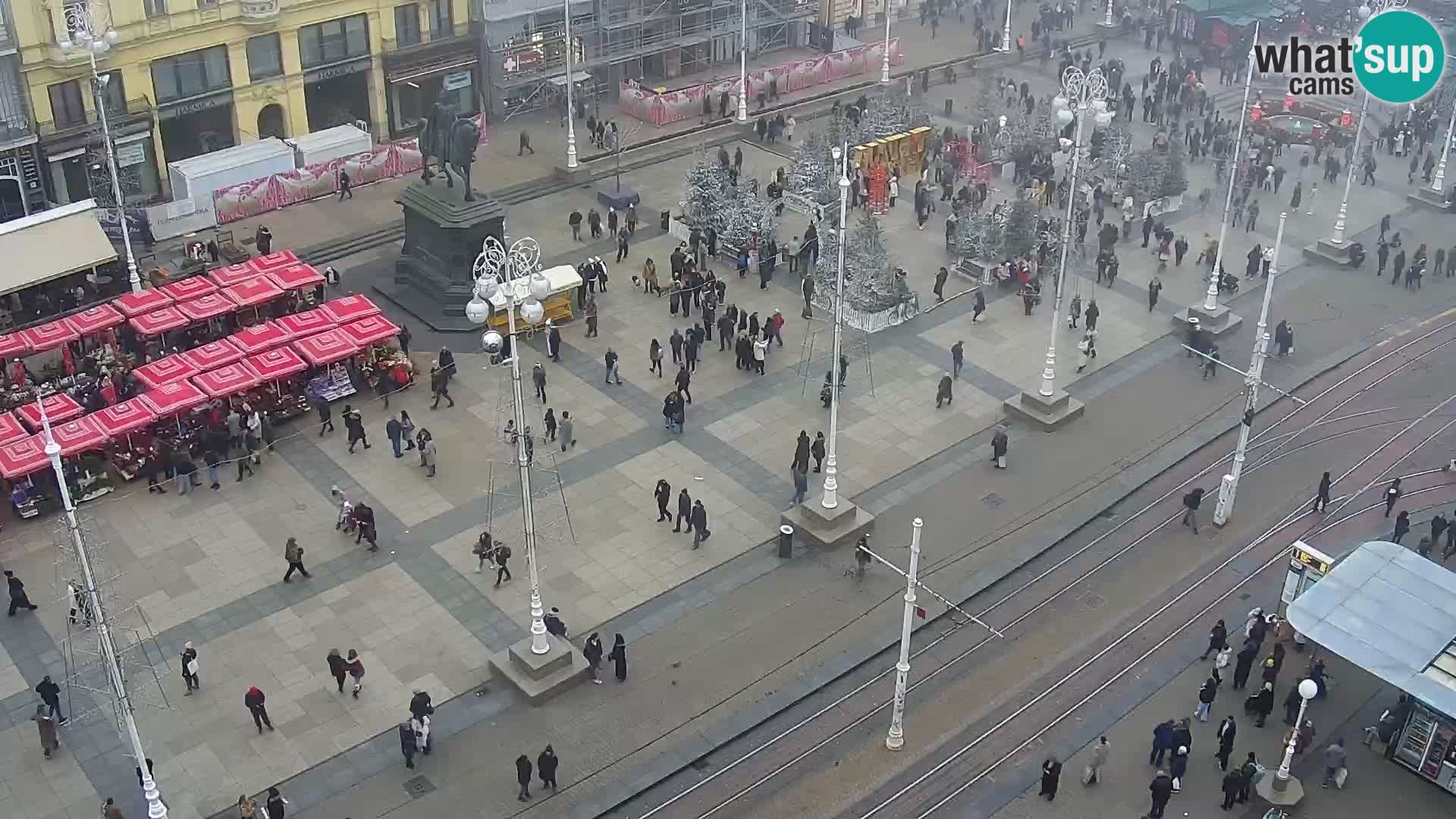 LIVE Webcam Zagreb Hotel Dubrovnik | Ban Jelačić square