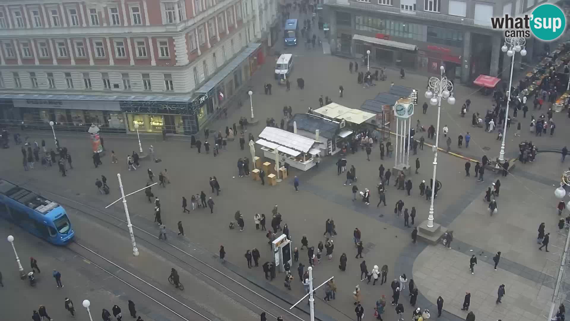 LIVE Webcam Zagreb Hotel Dubrovnik | Ban Jelačić square