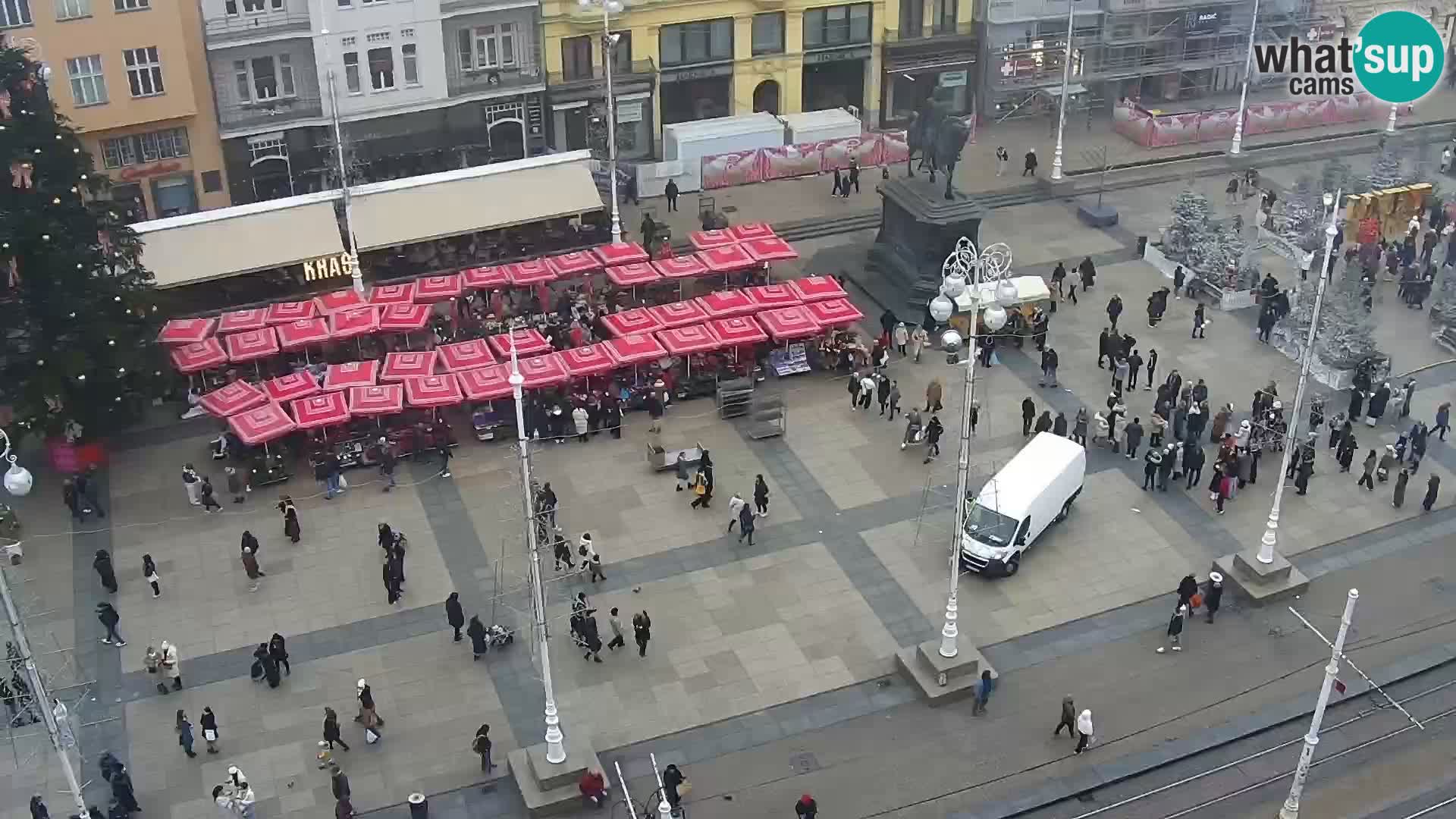 Piazza Ban Jelačić livecam Zagreb – Hotel Dubrovnik