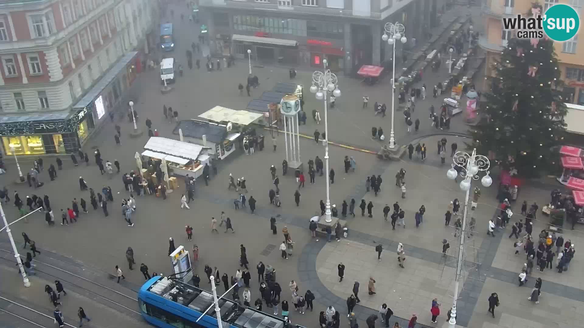 Piazza Ban Jelačić livecam Zagreb – Hotel Dubrovnik