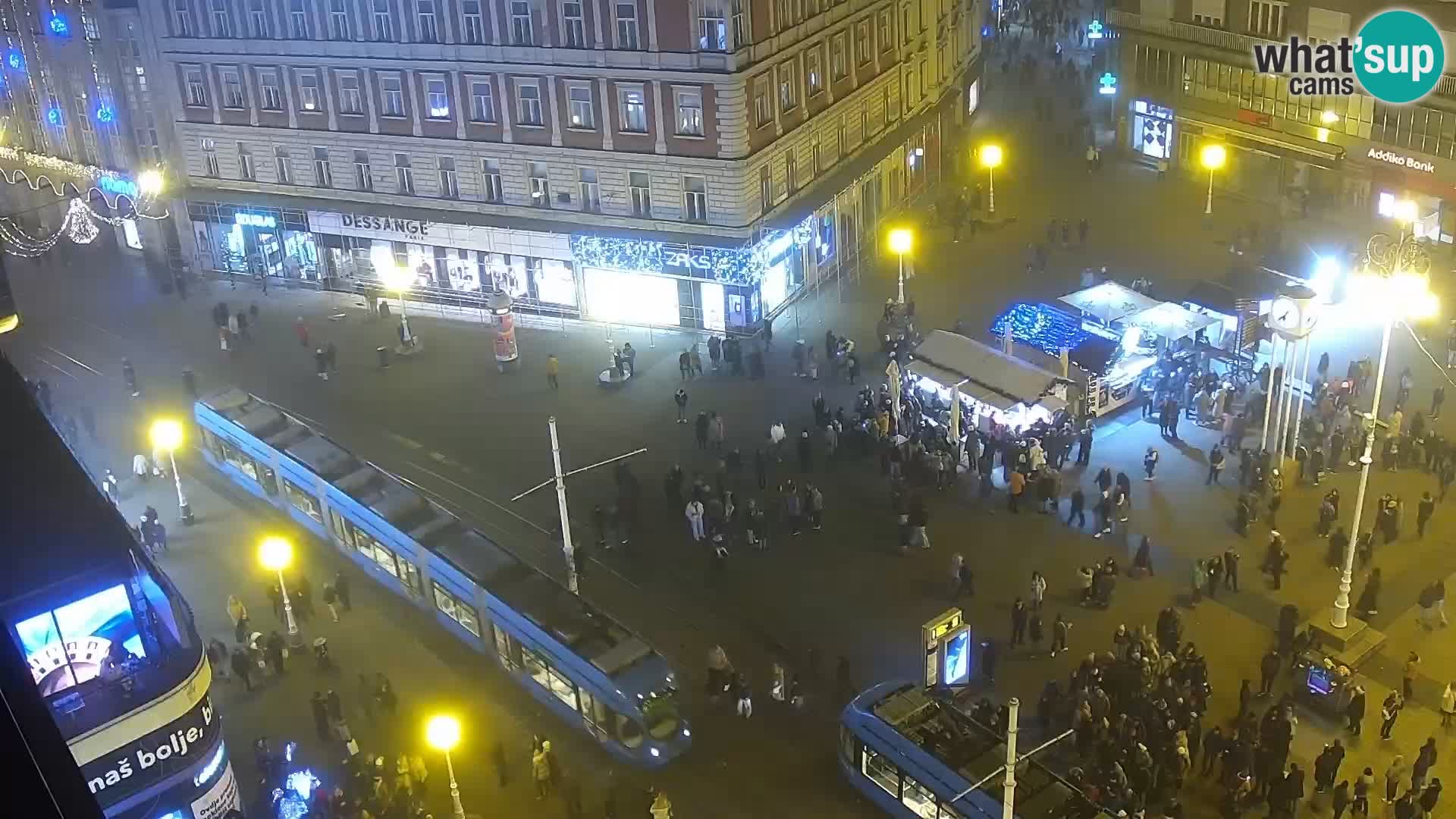 Piazza Ban Jelačić livecam Zagreb – Hotel Dubrovnik