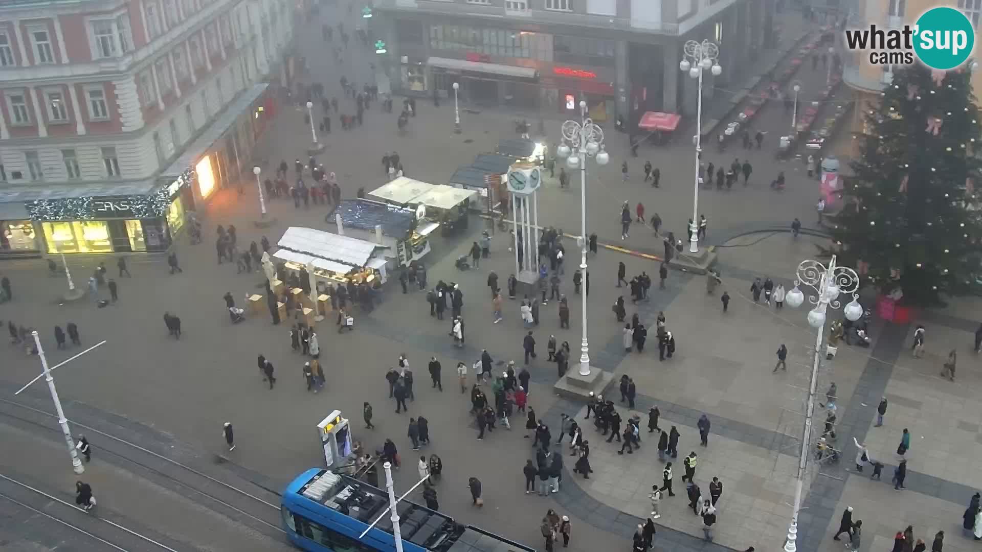 Plaza Ban Jelačić camera en vivo Zagreb – Hotel Dubrovnik