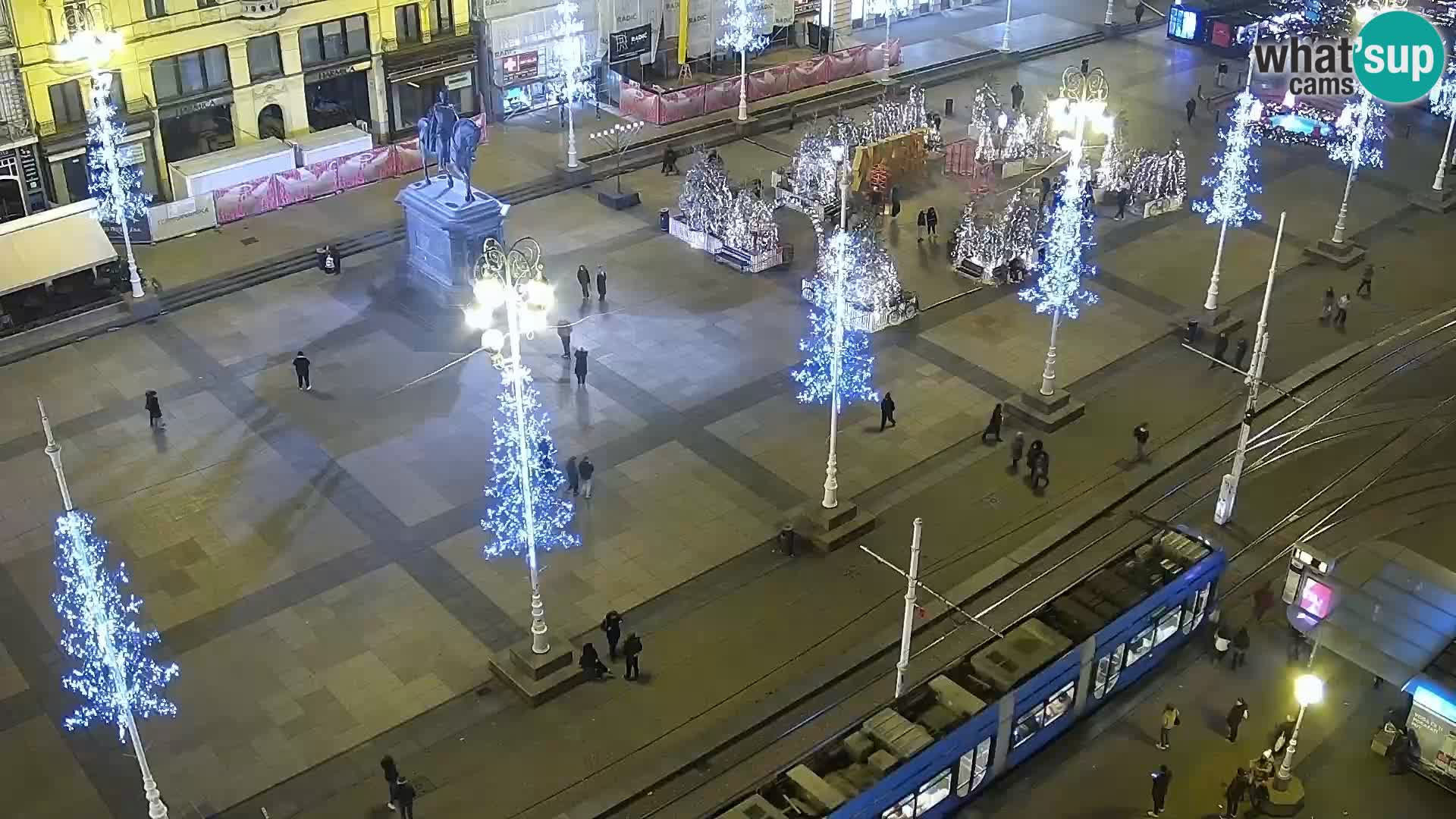 Ban Jelačić Platz  Live webcam Zagreb – Hotel Dubrovnik
