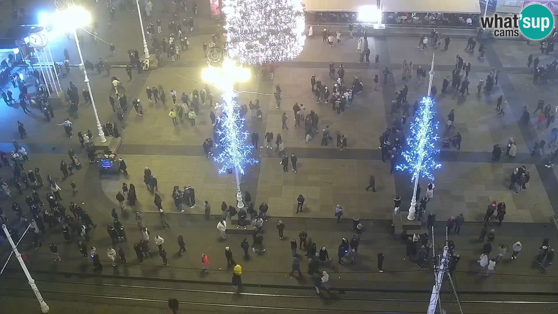 Plaza Ban Jelačić camera en vivo Zagreb – Hotel Dubrovnik