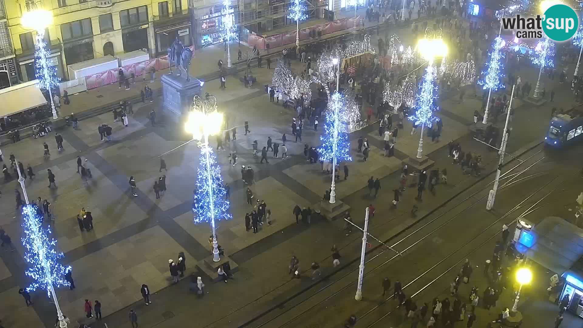 Plaza Ban Jelačić camera en vivo Zagreb – Hotel Dubrovnik