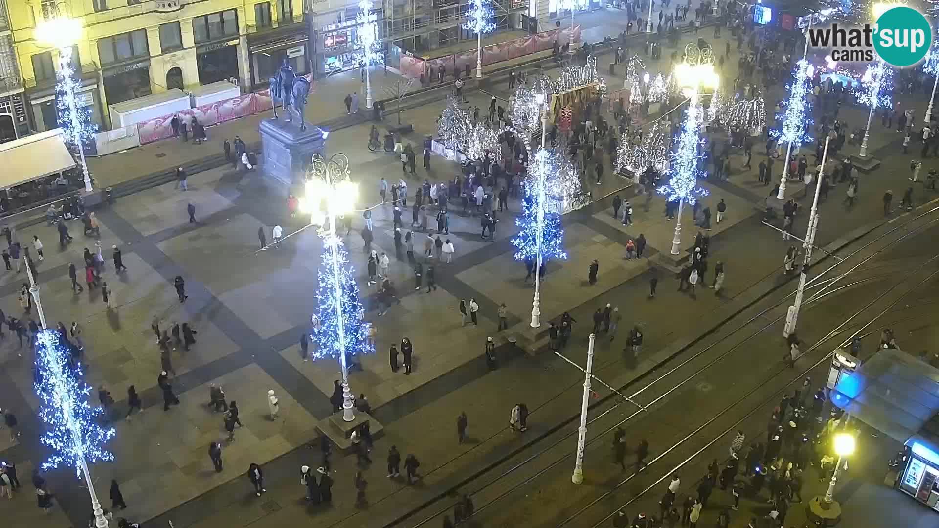 LIVE Webcam Zagreb Hotel Dubrovnik | Ban Jelačić square