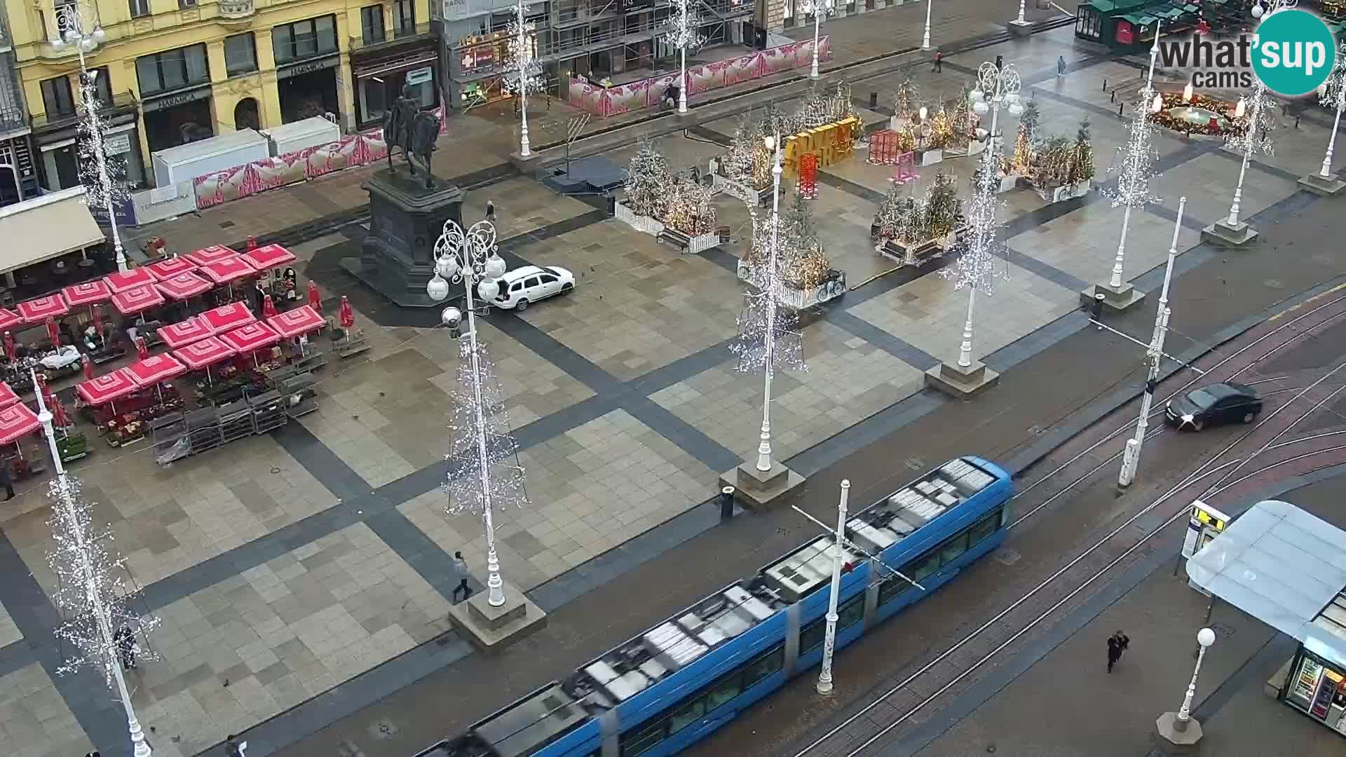 Trg Bana Jelačića web kamera Zagreb – Hotel Dubrovnik
