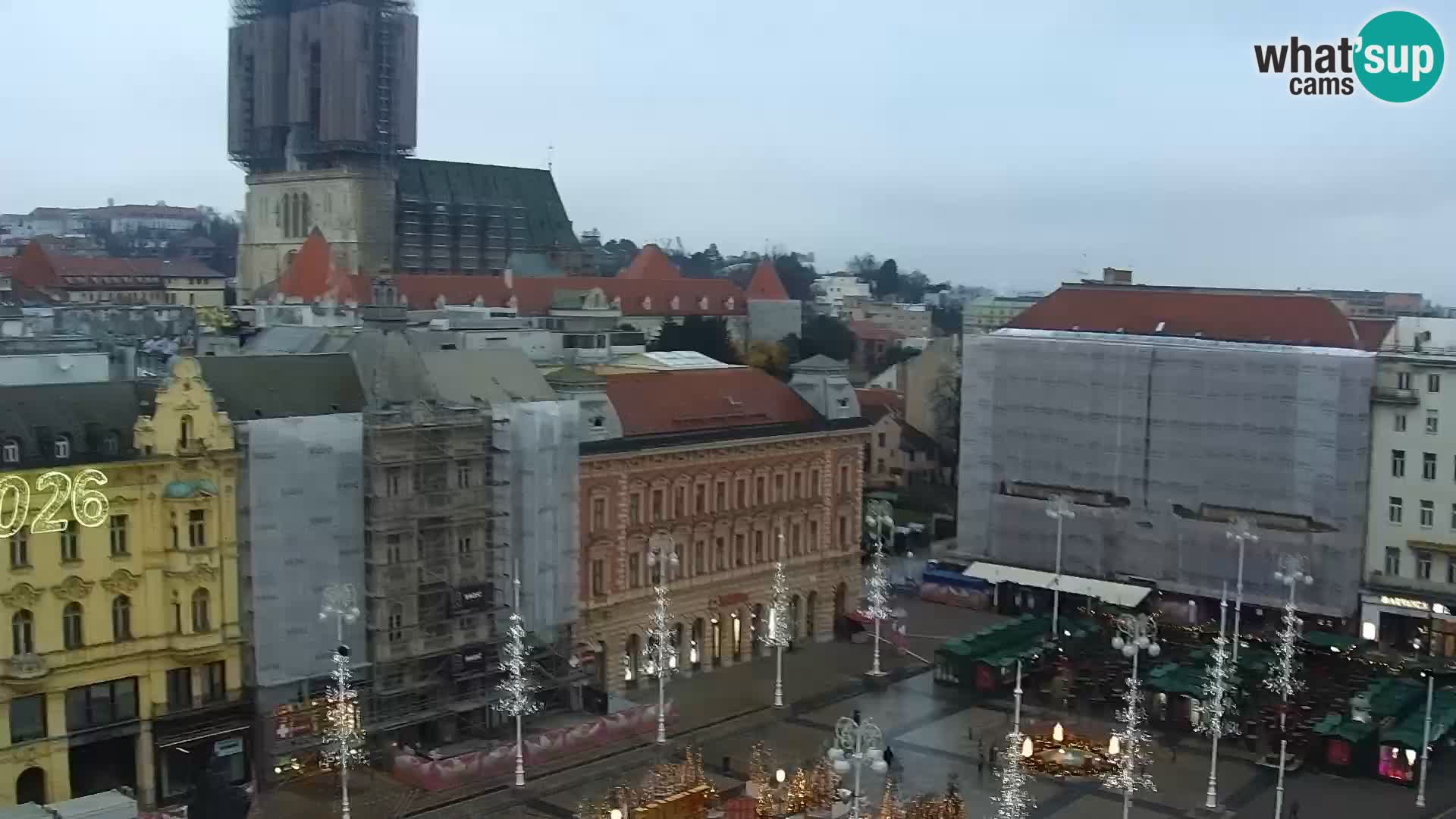 Ban Jelačić Platz  Live webcam Zagreb – Hotel Dubrovnik