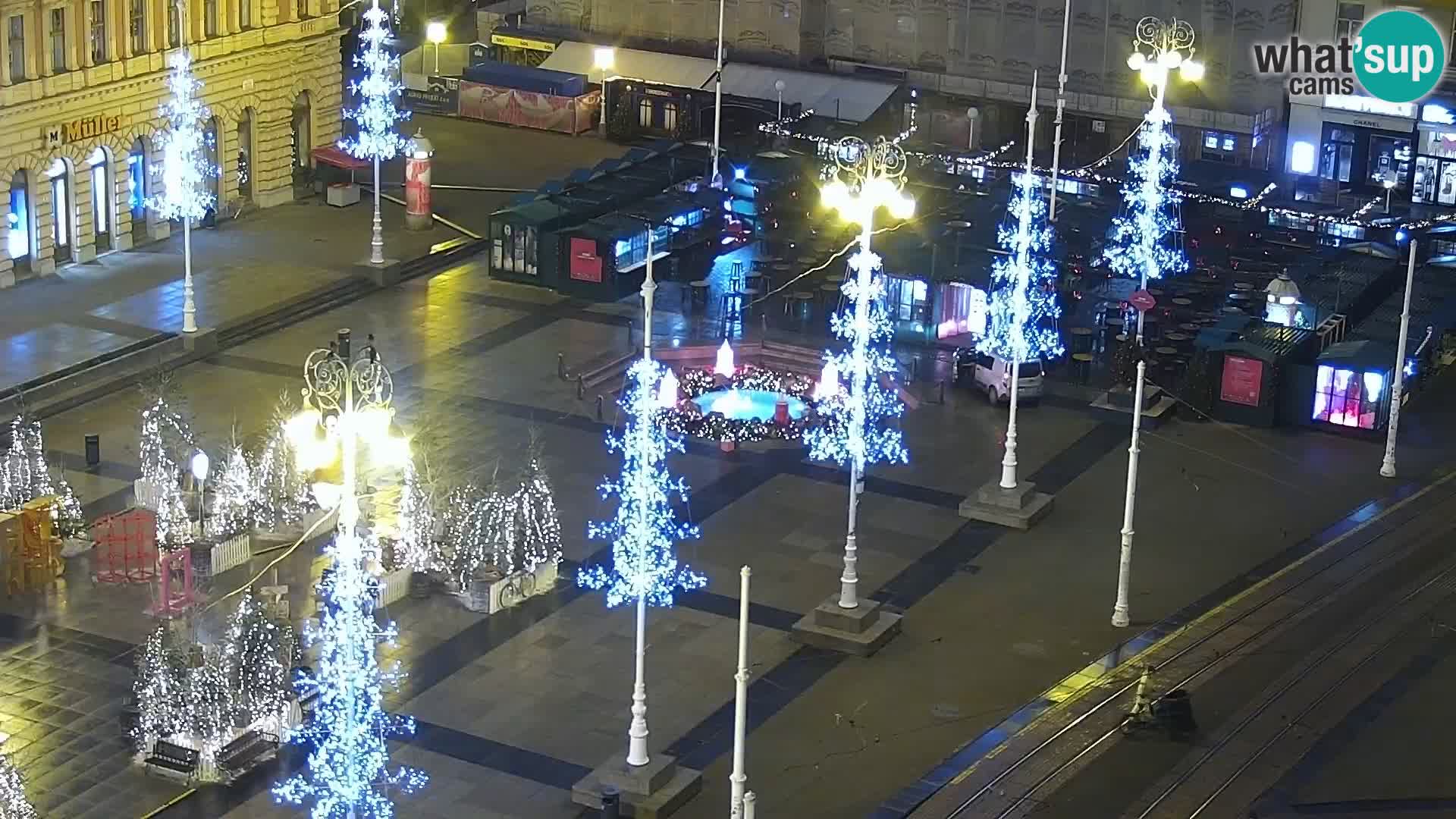 LIVE Webcam Zagreb Hotel Dubrovnik | Ban Jelačić square