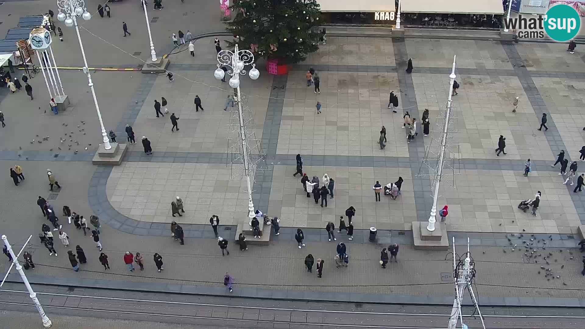 Plaza Ban Jelačić camera en vivo Zagreb – Hotel Dubrovnik