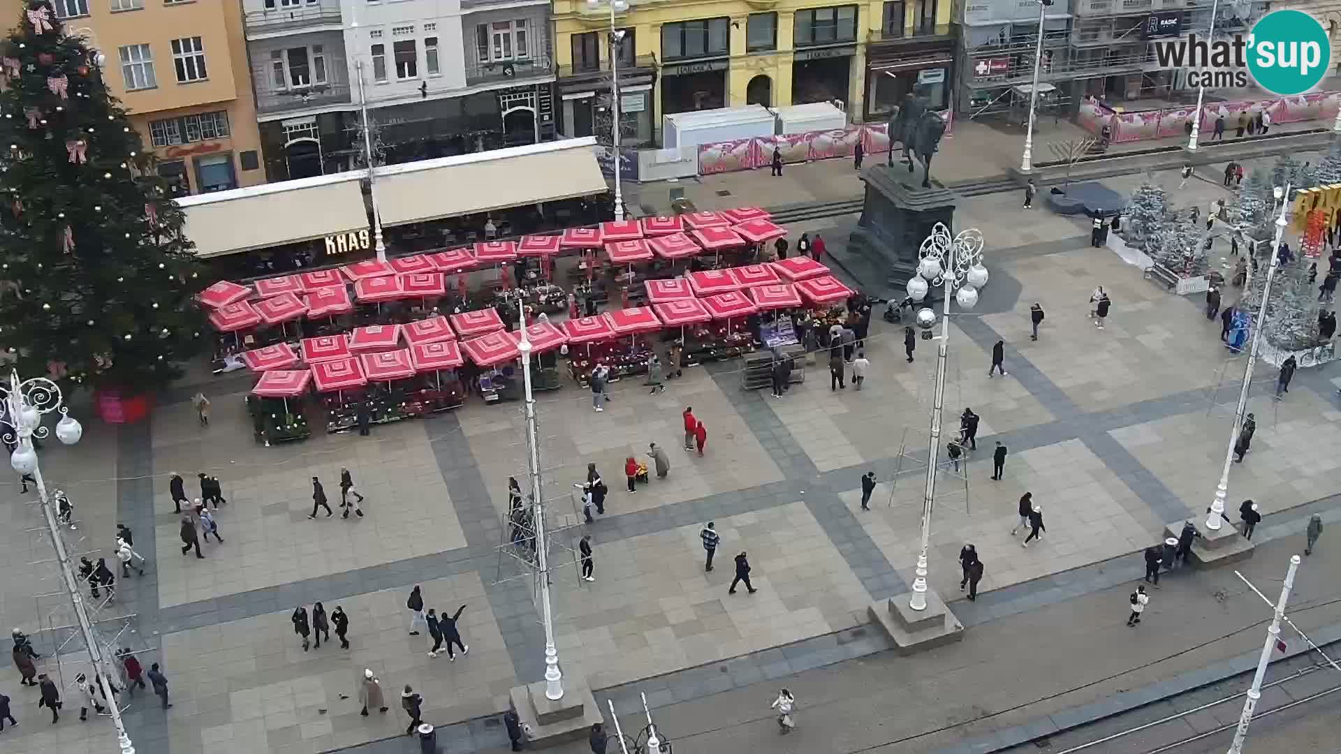 LIVE Webcam Zagreb Hotel Dubrovnik | Ban Jelačić square