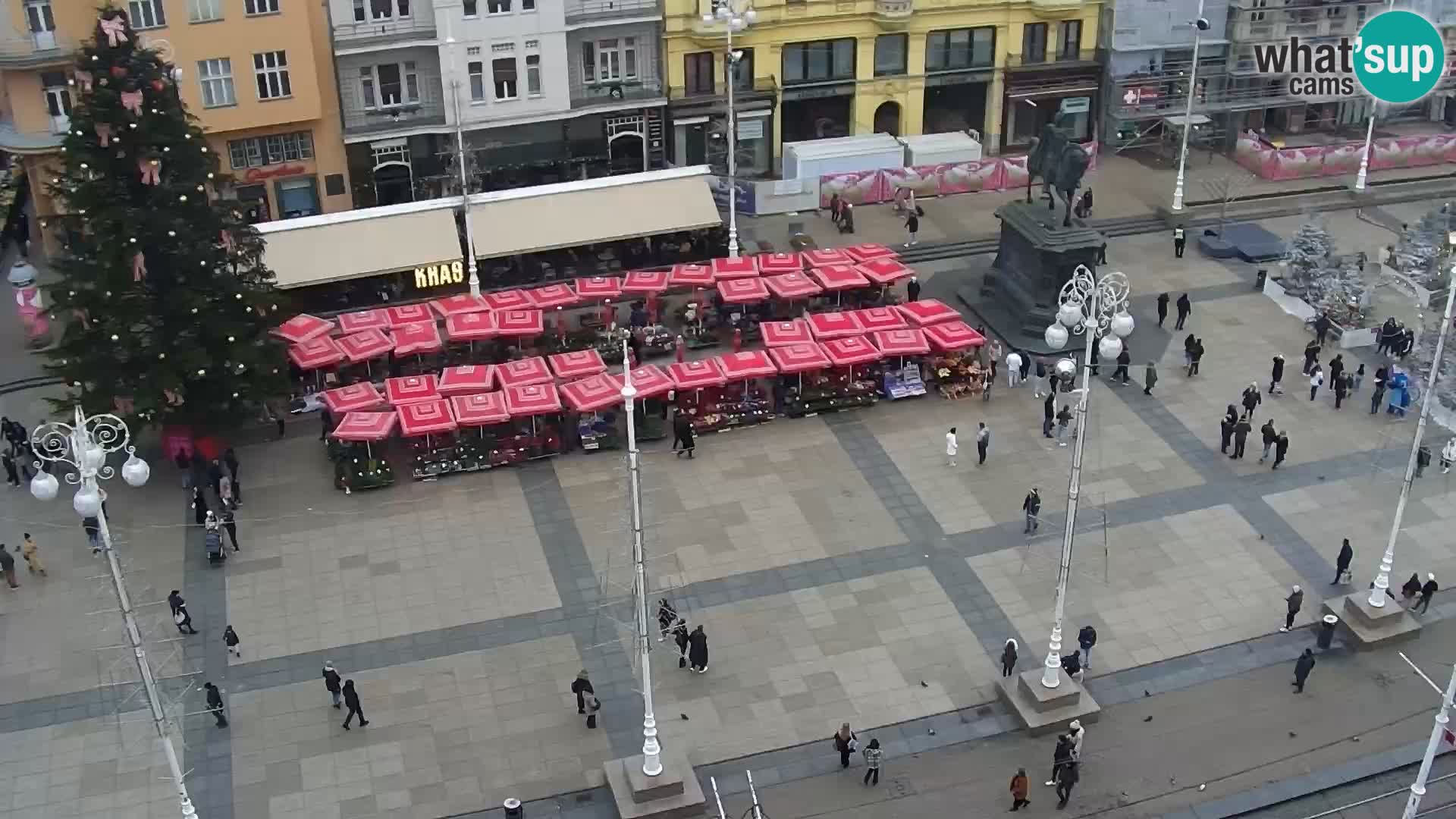 Plaza Ban Jelačić camera en vivo Zagreb – Hotel Dubrovnik