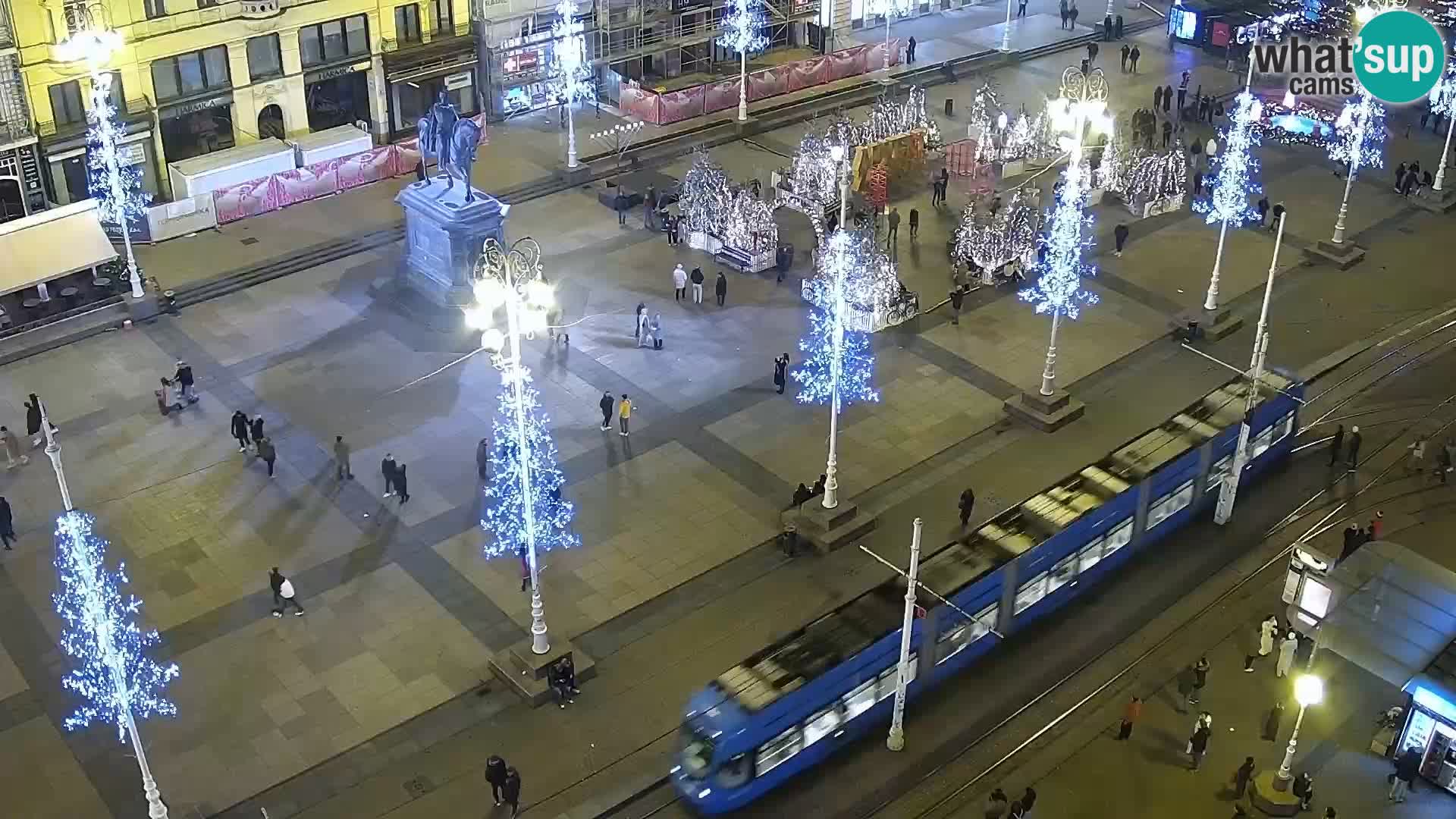 Plaza Ban Jelačić camera en vivo Zagreb – Hotel Dubrovnik