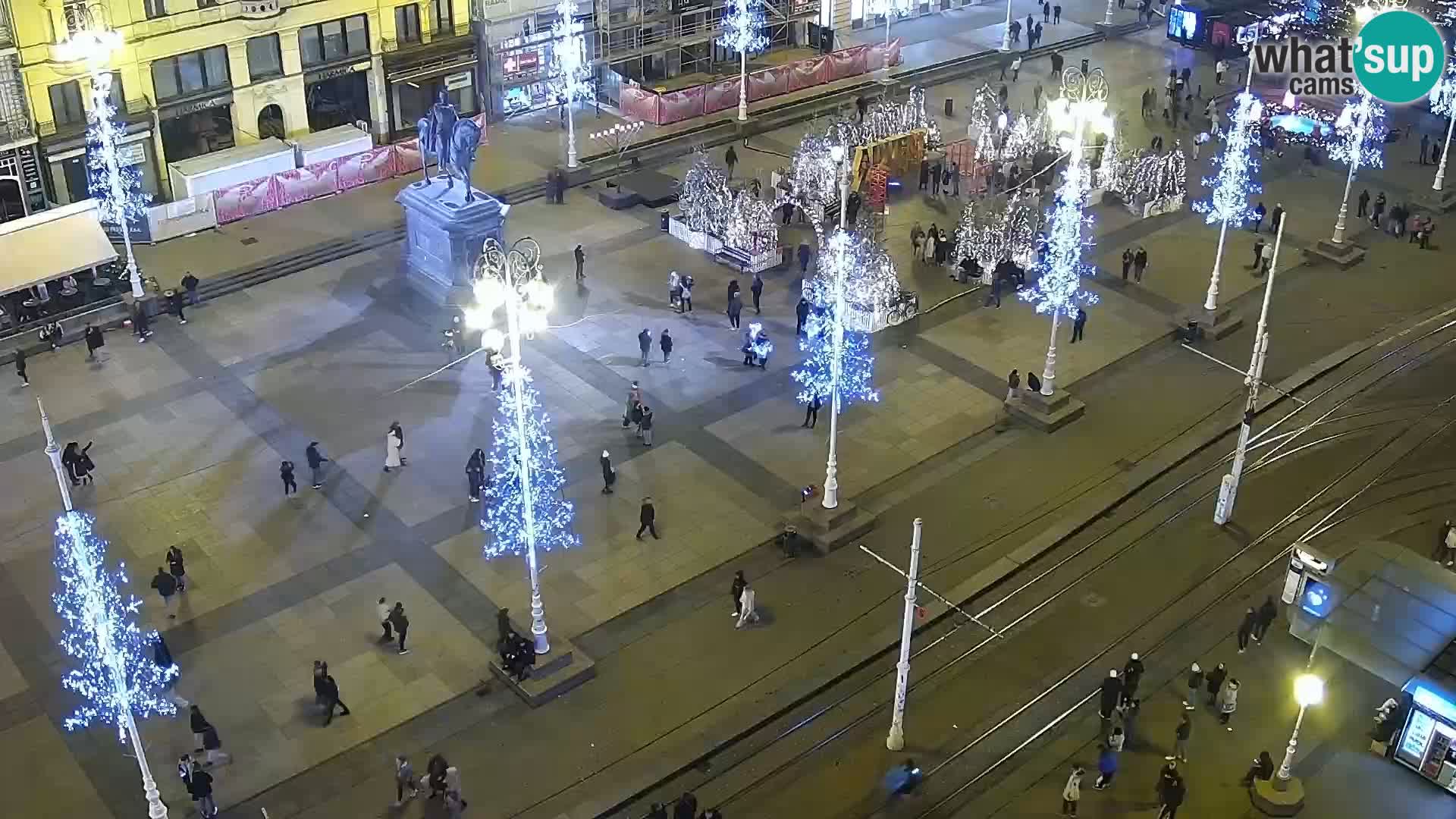 LIVE Webcam Zagreb Hotel Dubrovnik | Ban Jelačić square